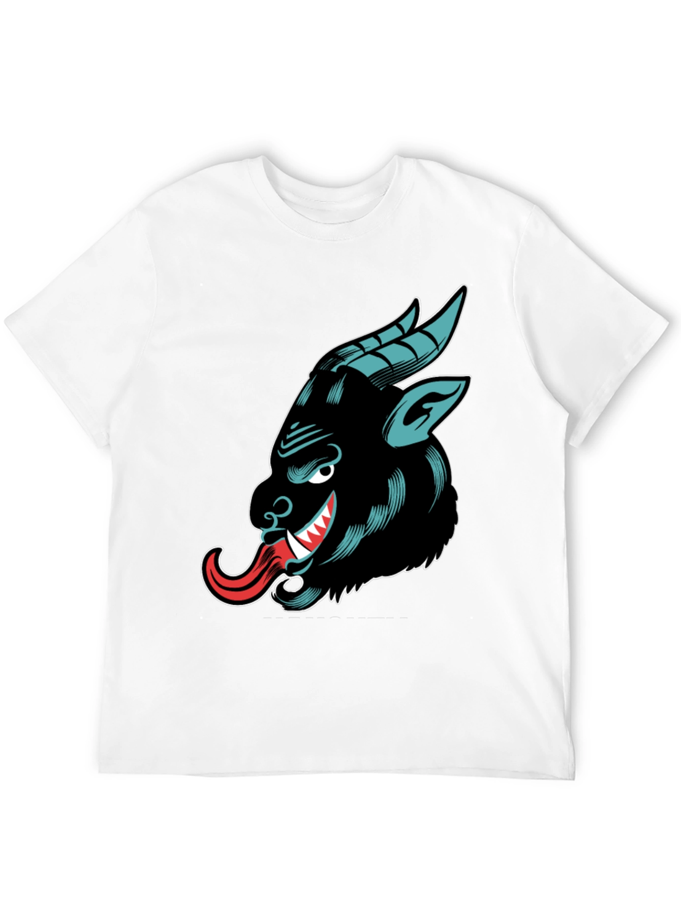 Krampus Graphic Tee - Black Cotton T-Shirt