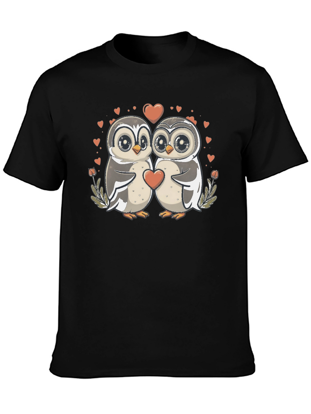 Owl Love T-Shirt: Cute Valentines Graphic Tee