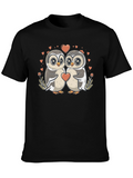 Owl Love T-Shirt: Cute Valentines Graphic Tee