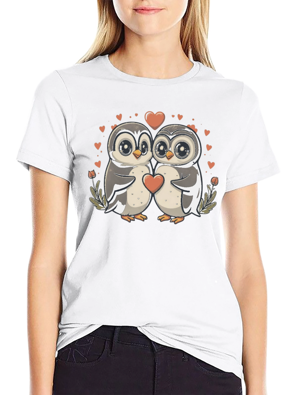 Owl Love T-Shirt: Cute Valentines Graphic Tee