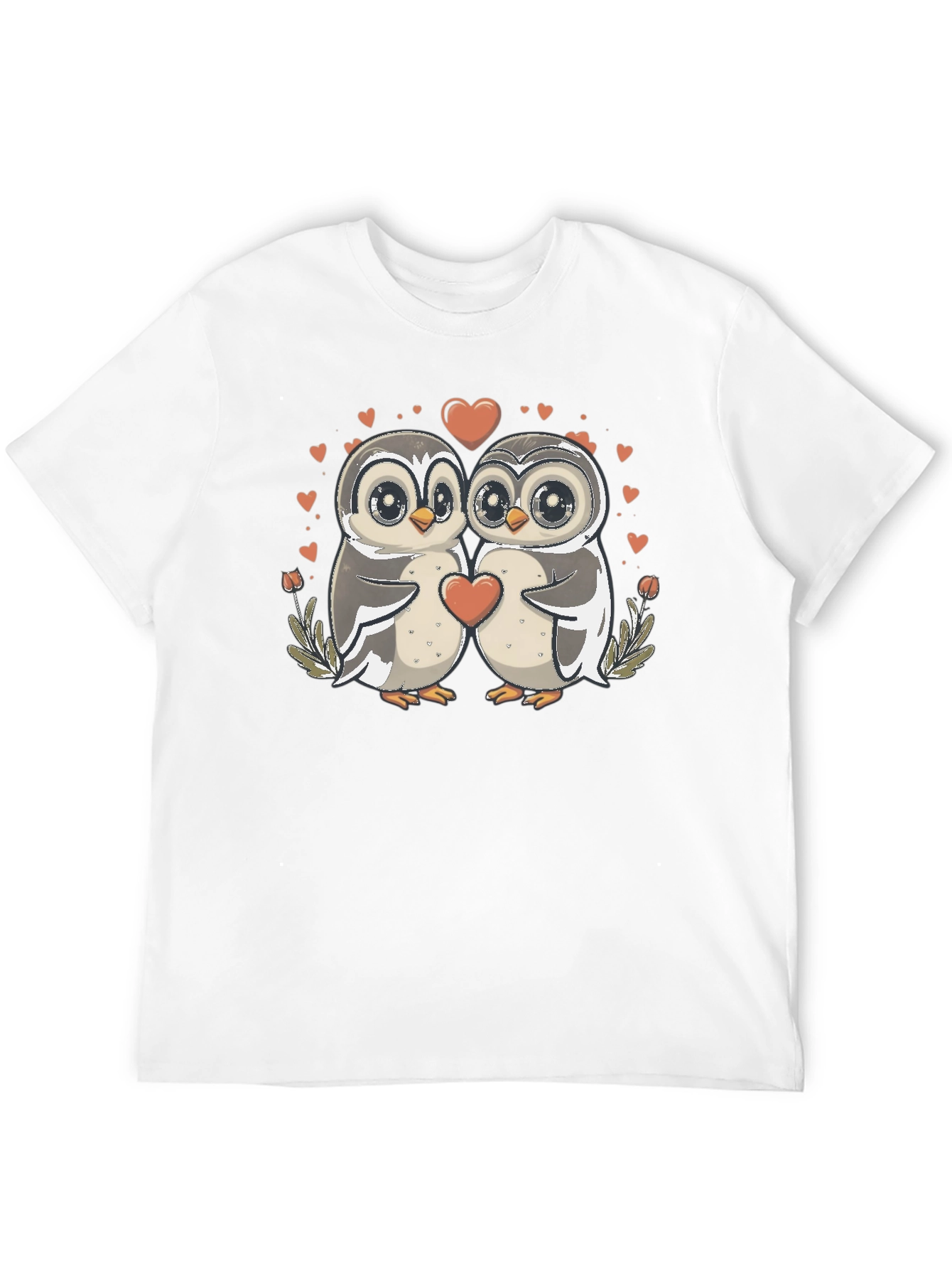Owl Love T-Shirt: Cute Valentines Graphic Tee
