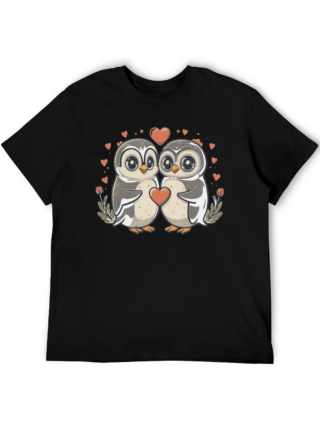 Owl Love T-Shirt: Cute Valentines Graphic Tee