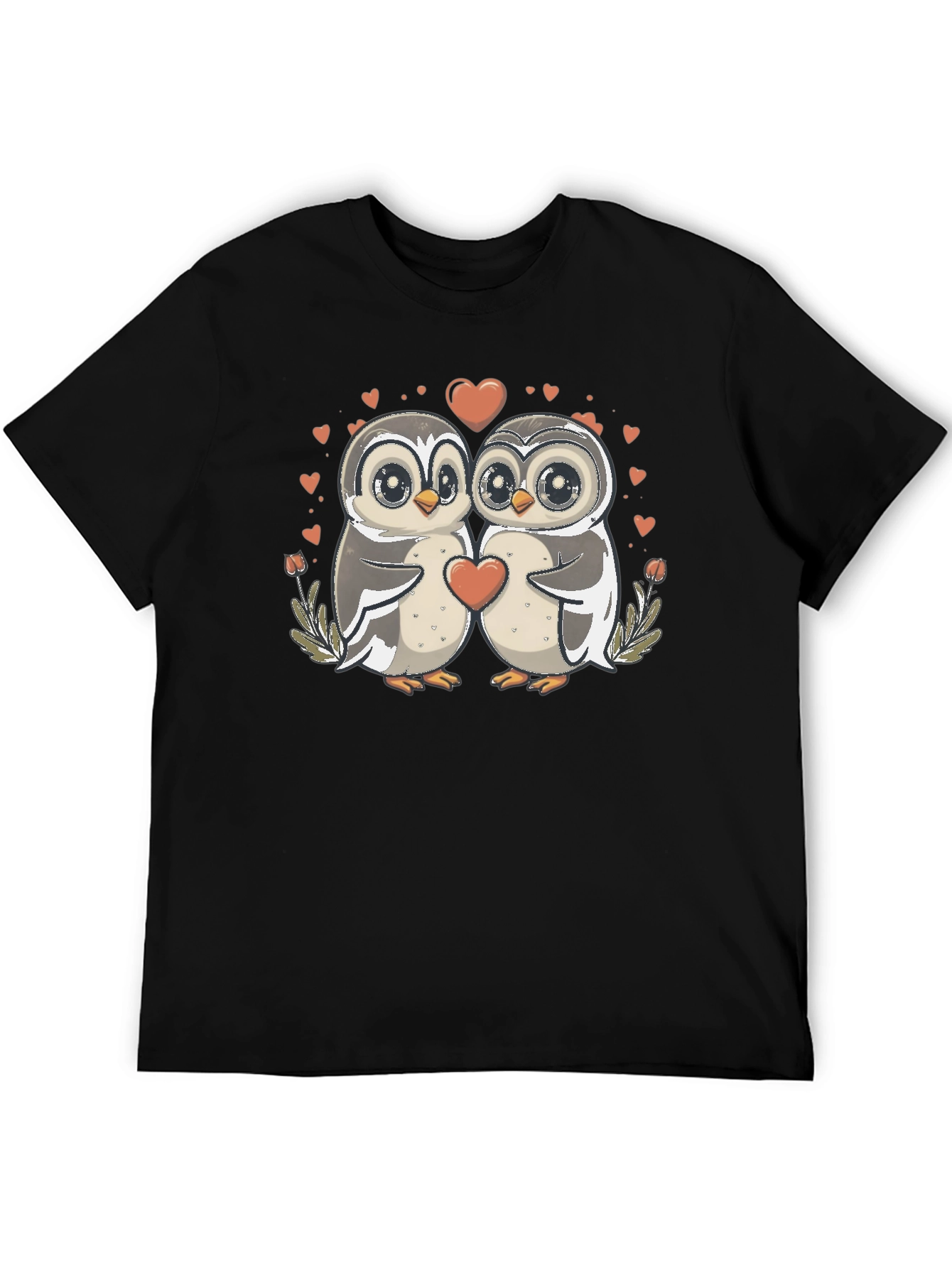 Owl Love T-Shirt: Cute Valentines Graphic Tee