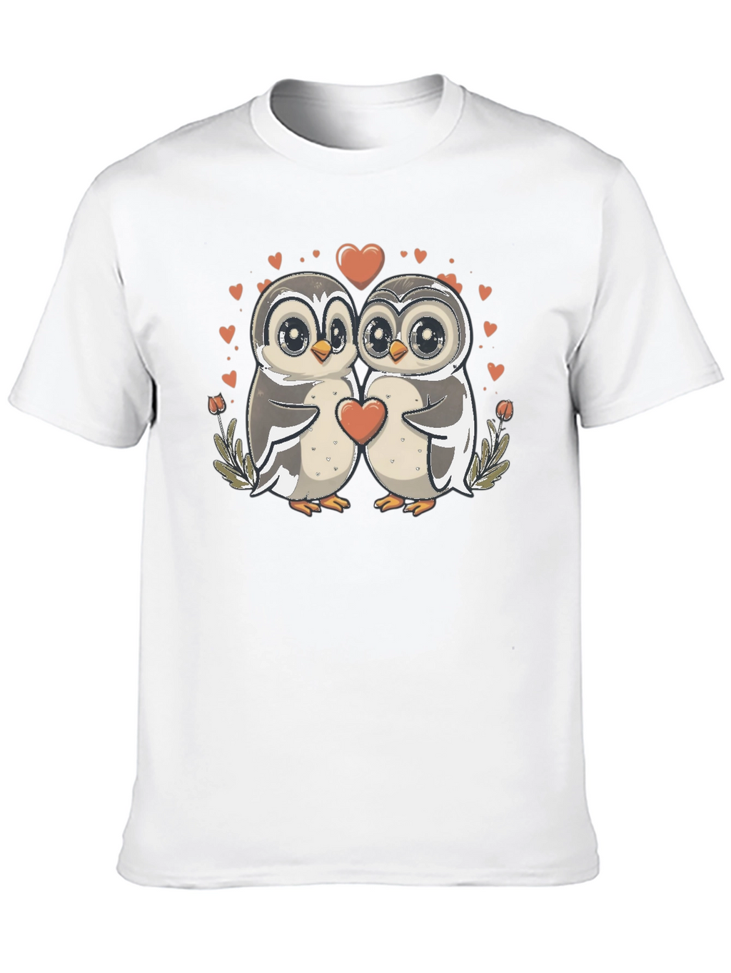Owl Love T-Shirt: Cute Valentines Graphic Tee