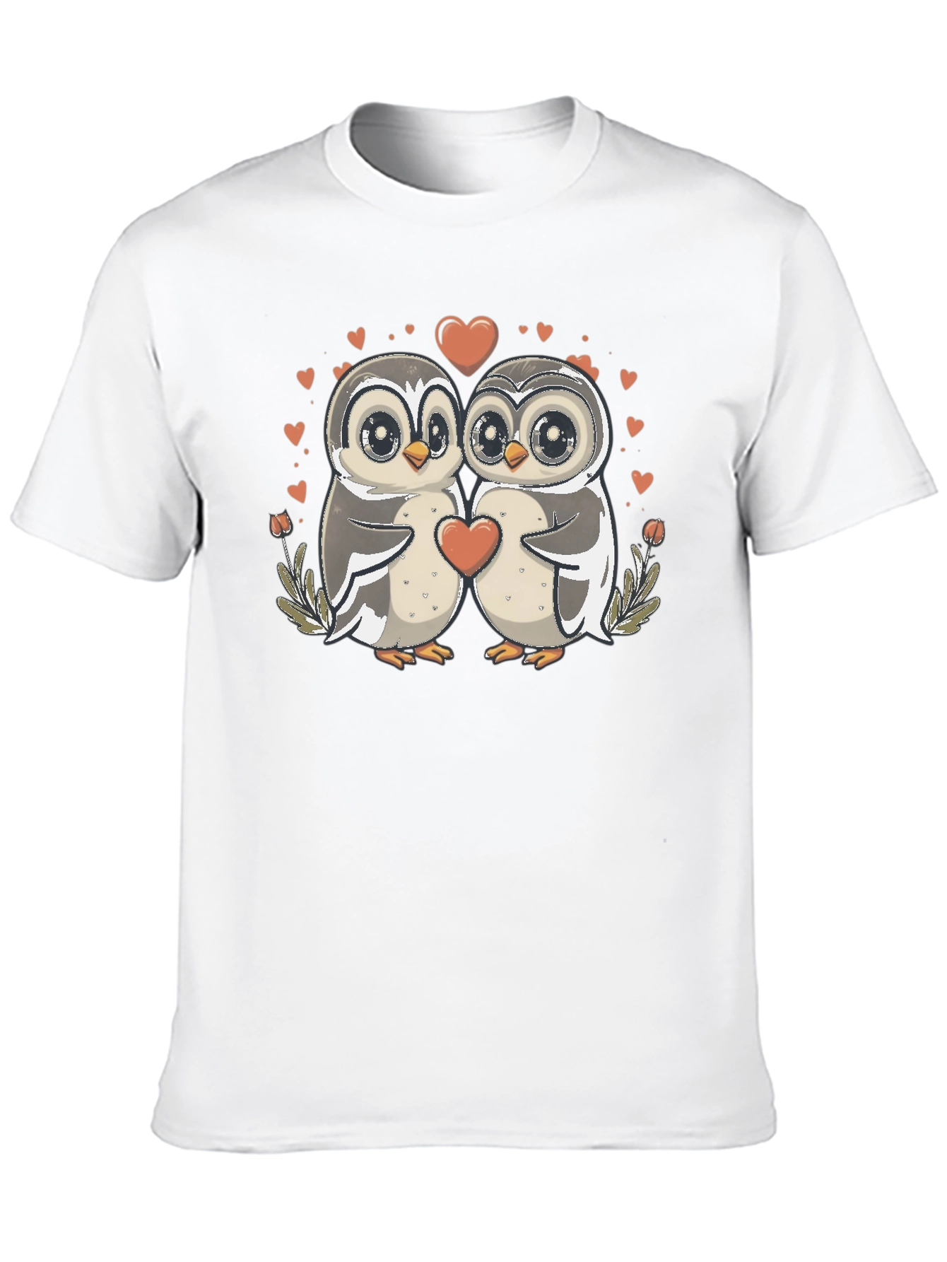 Owl Love T-Shirt: Cute Valentines Graphic Tee