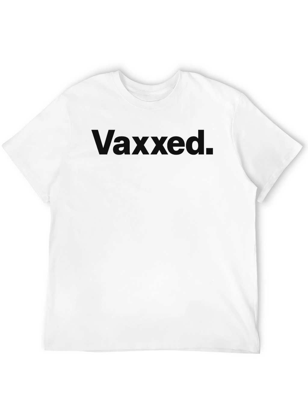 Minimalist Black Vaxxed Graphic Tee