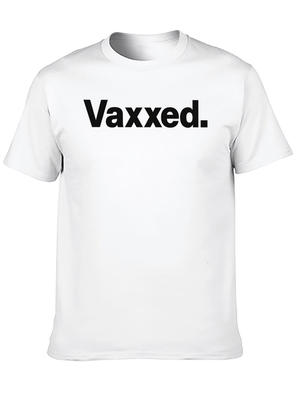 Minimalist Black Vaxxed Graphic Tee