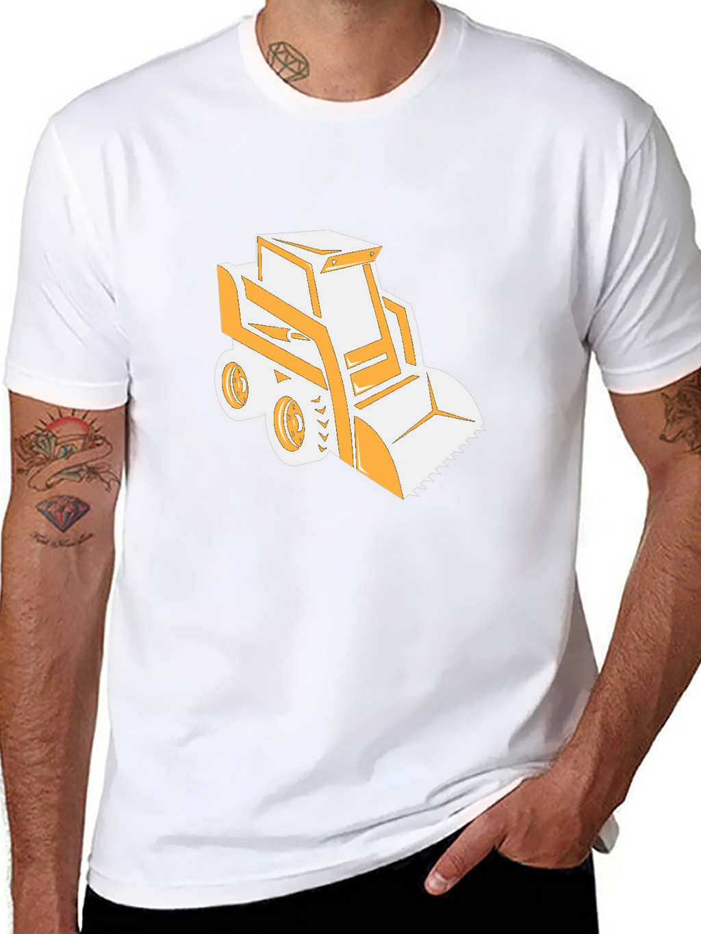 Construction Vehicle Graphic Tee