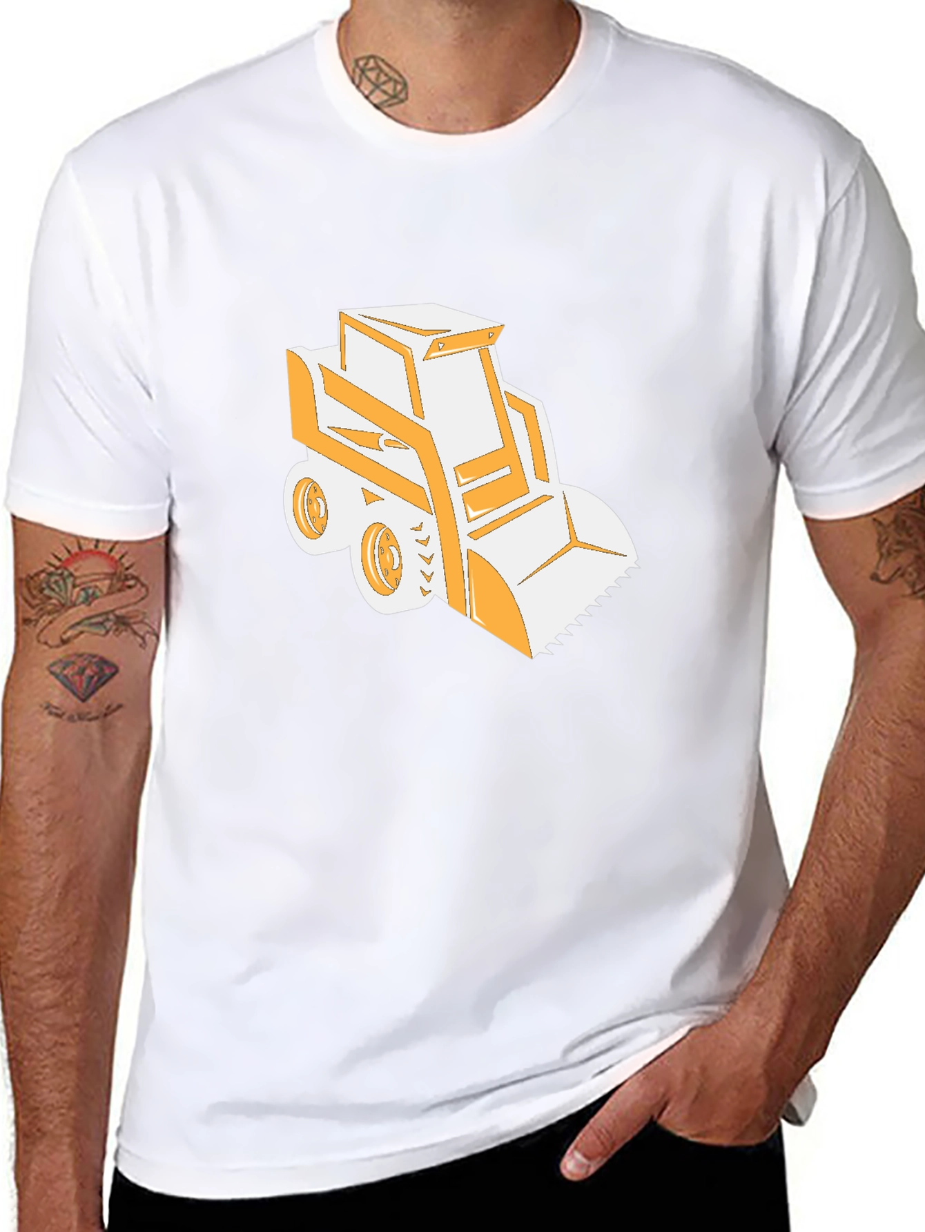 Construction Vehicle Graphic Tee