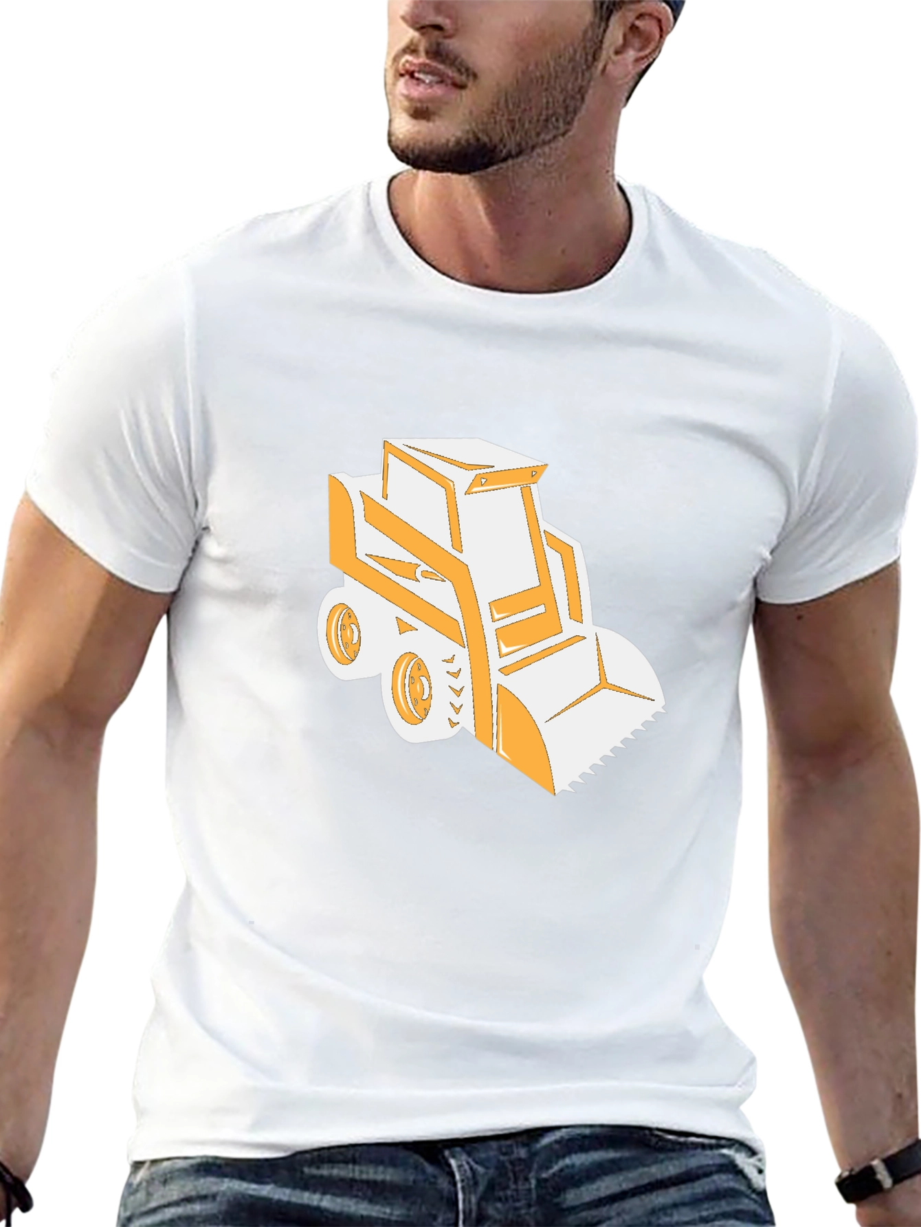 Construction Vehicle Graphic Tee