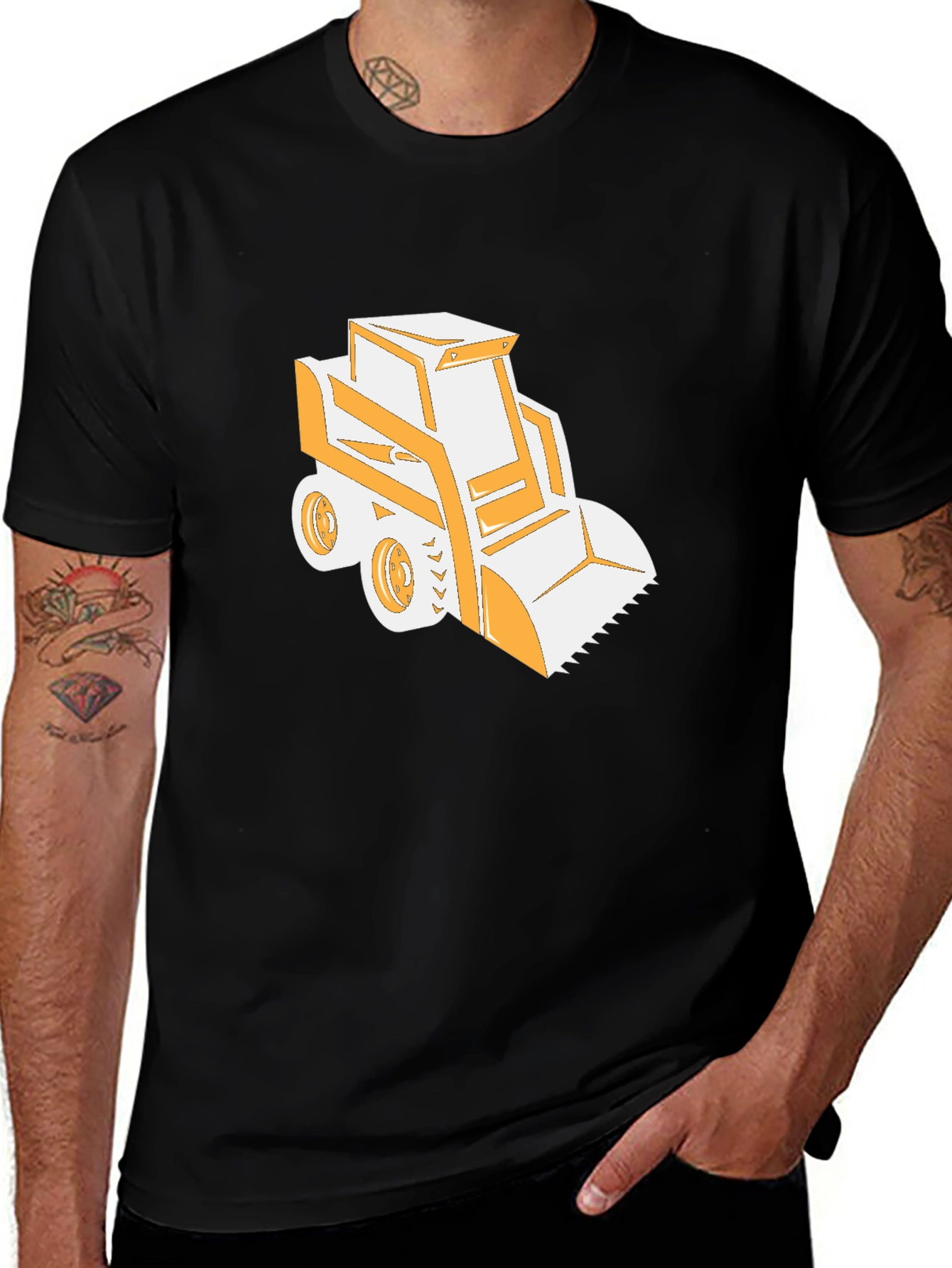 Construction Vehicle Graphic Tee