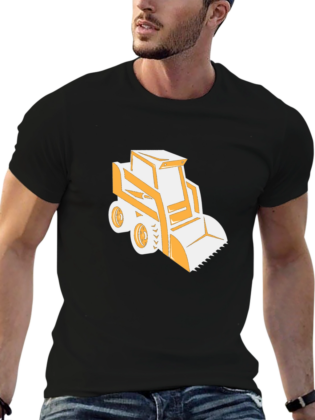 Construction Vehicle Graphic Tee
