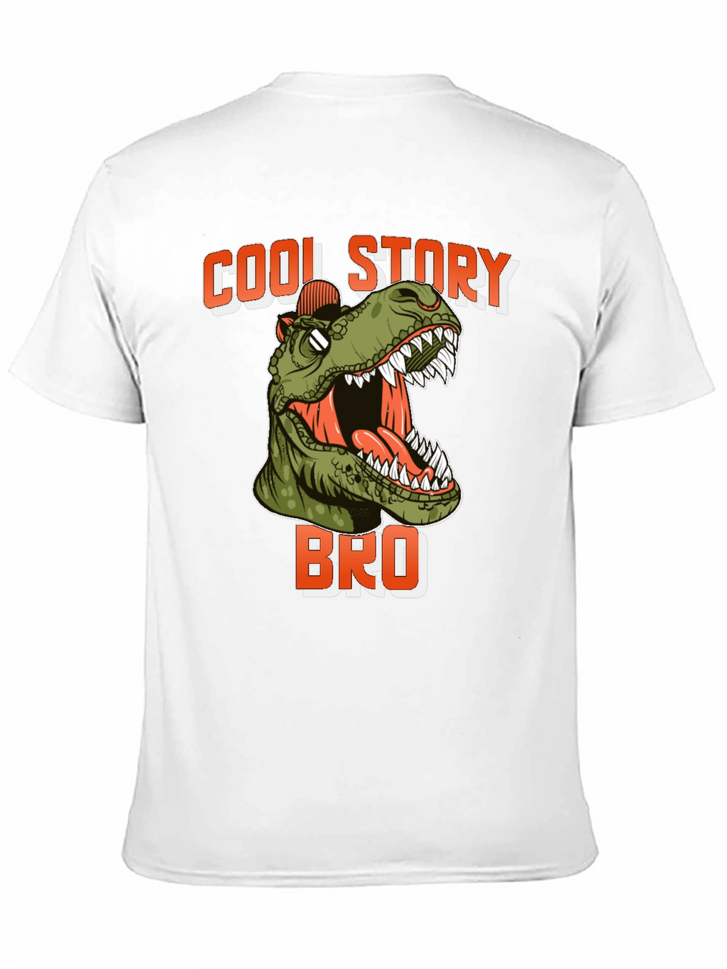 Cool Story Bro Dinosaur T-Shirt - Black