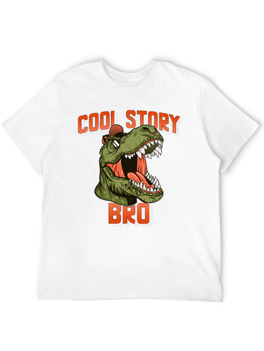 Cool Story Bro Dinosaur T-Shirt - Black