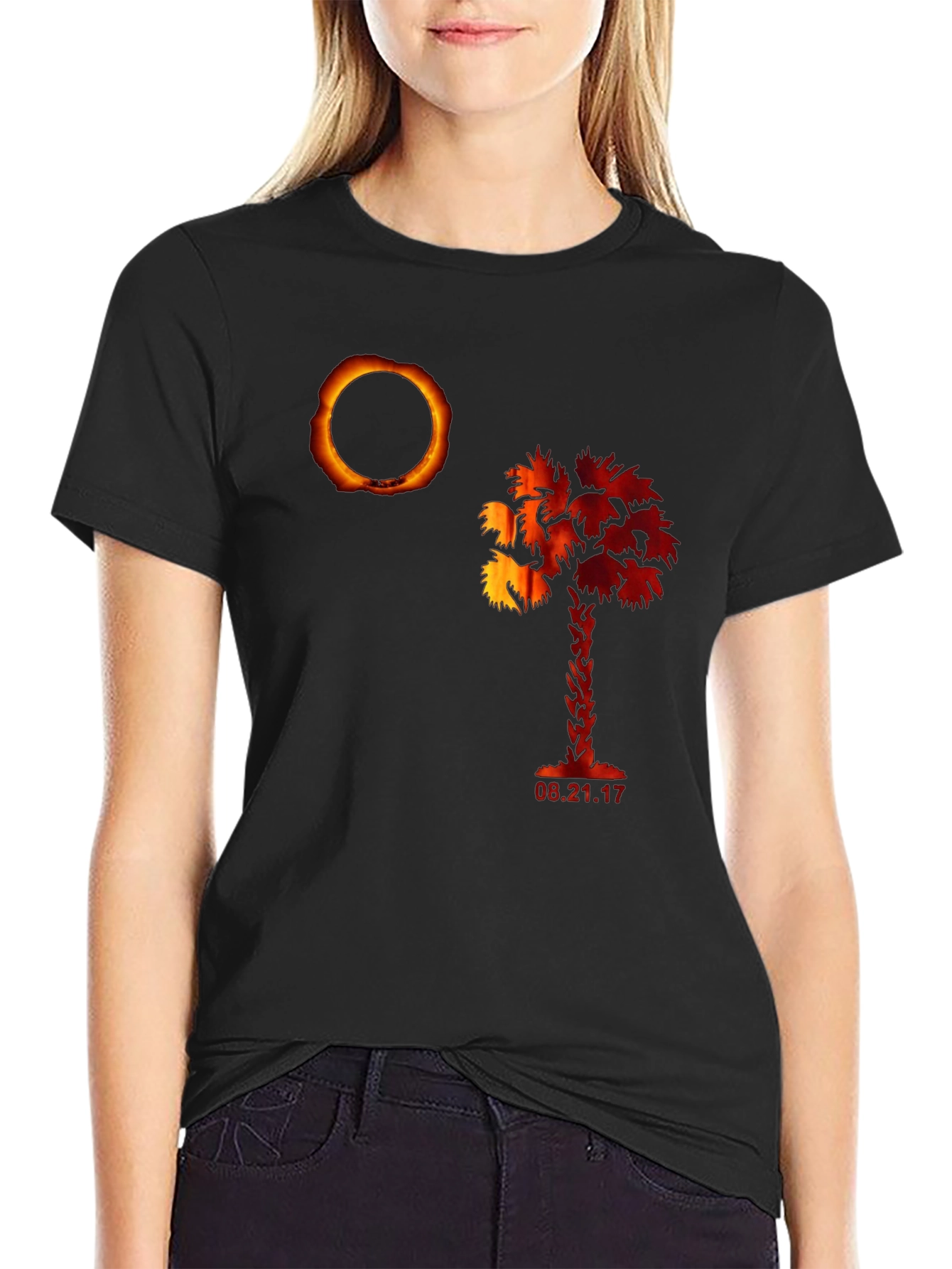Eclipse Palm Tree Graphic Tee - 2017 Eclipse Shirt