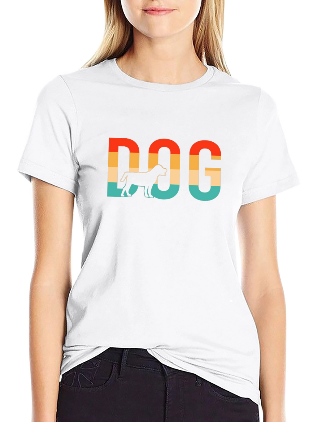Retro Dog Graphic T-Shirt