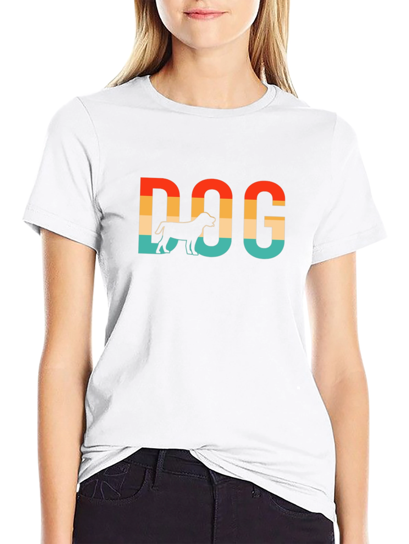 Retro Dog Graphic T-Shirt