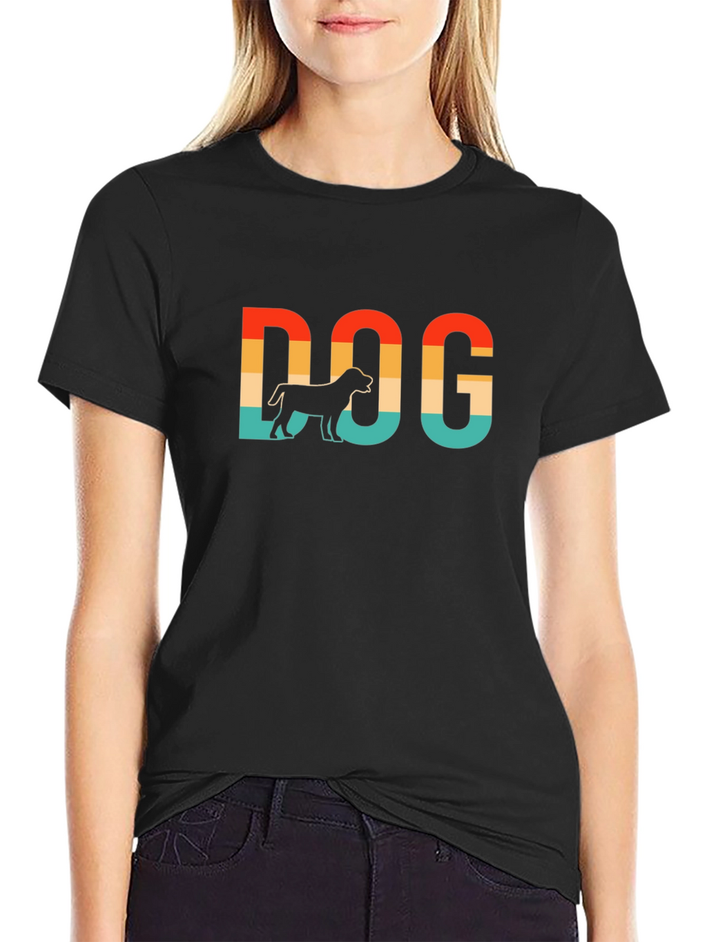 Retro Dog Graphic T-Shirt