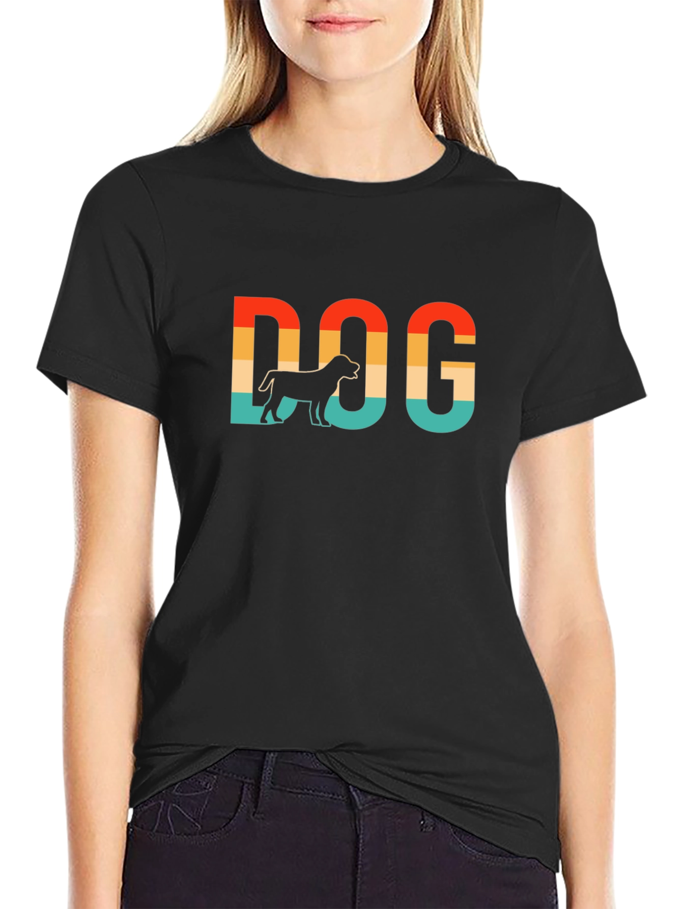 Retro Dog Graphic T-Shirt