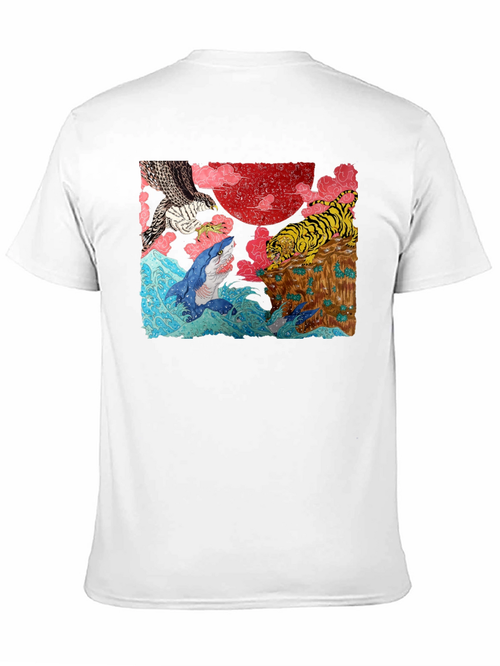 Ukiyo-e Style Graphic Tee