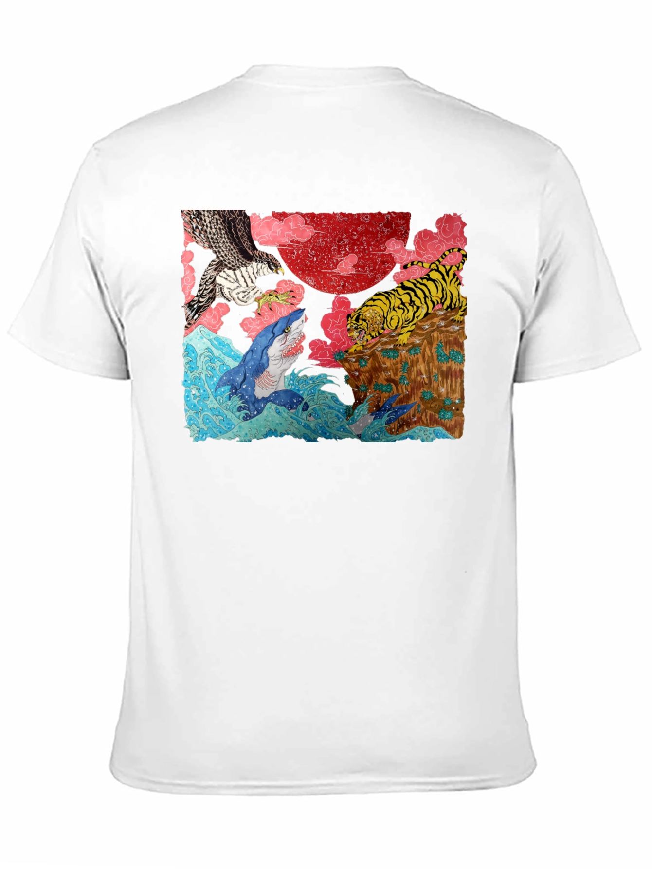 Ukiyo-e Style Graphic Tee