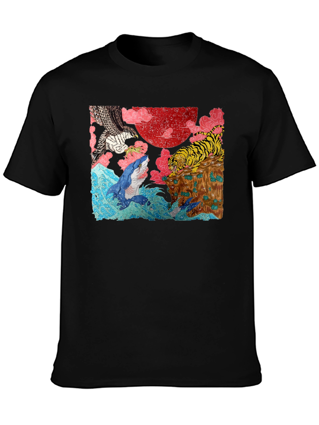 Ukiyo-e Style Graphic Tee