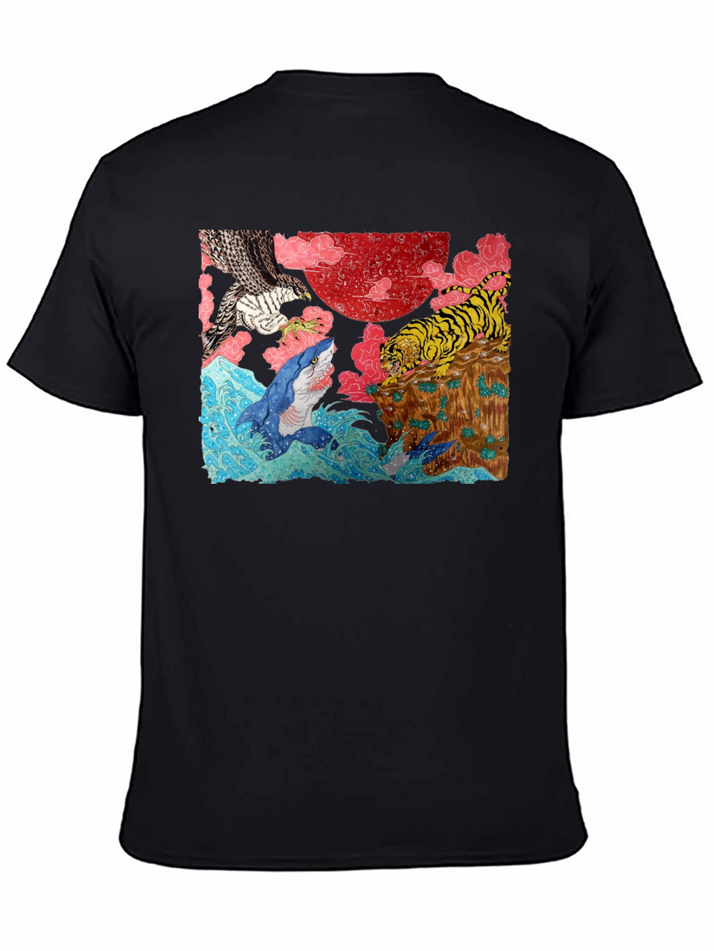 Ukiyo-e Style Graphic Tee