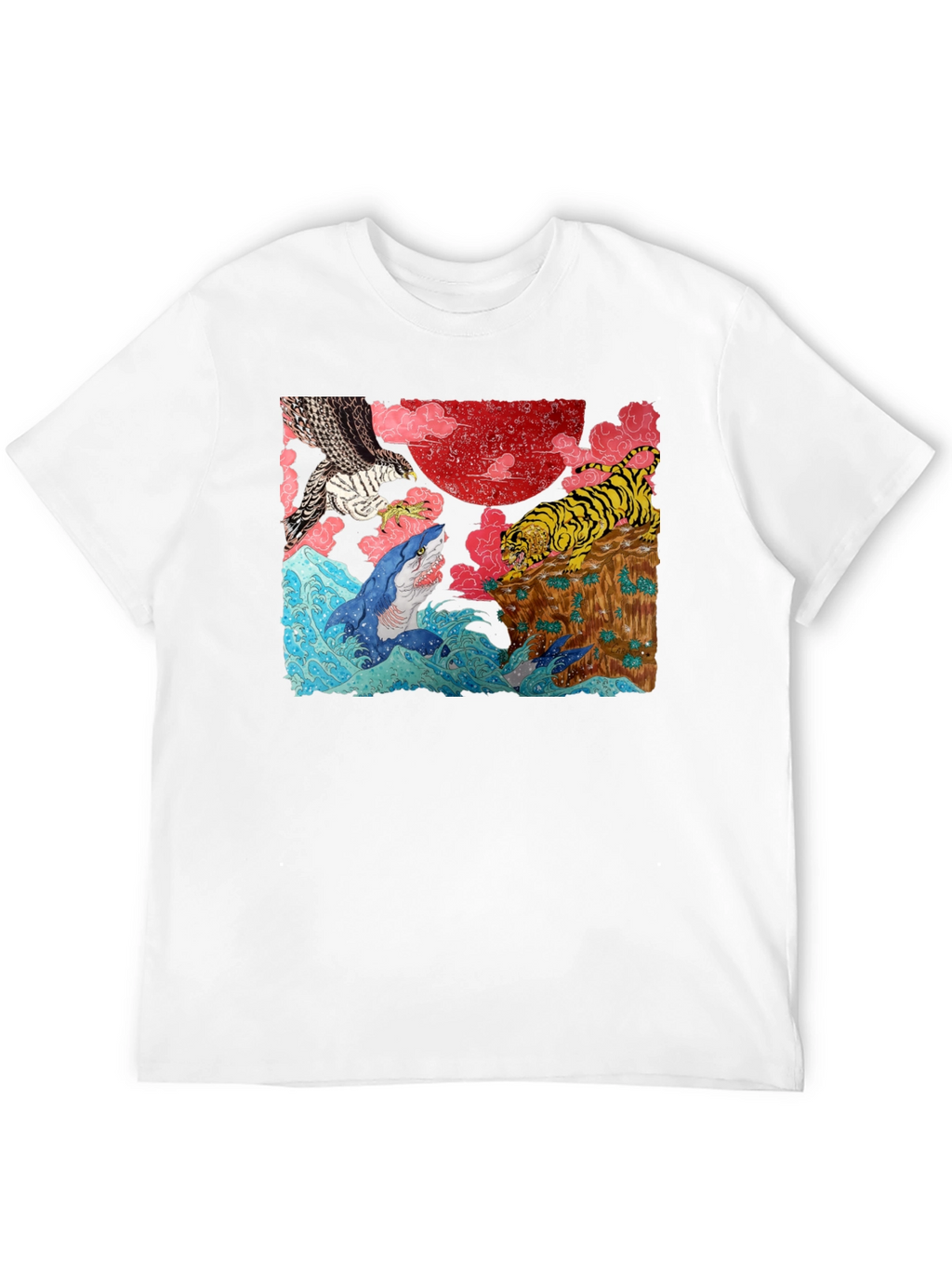 Ukiyo-e Style Graphic Tee