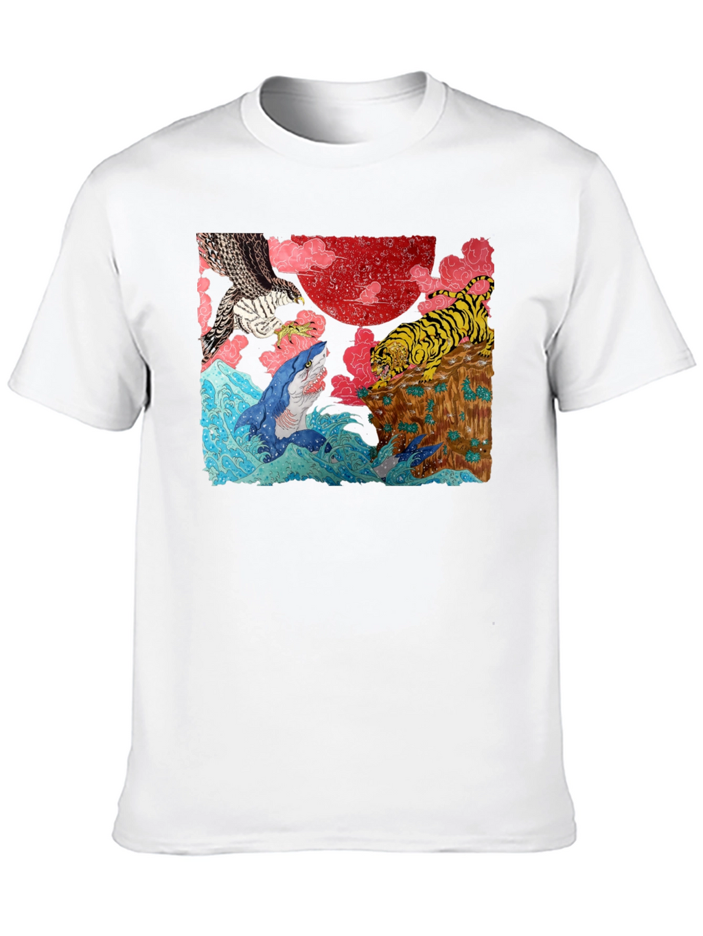 Ukiyo-e Style Graphic Tee