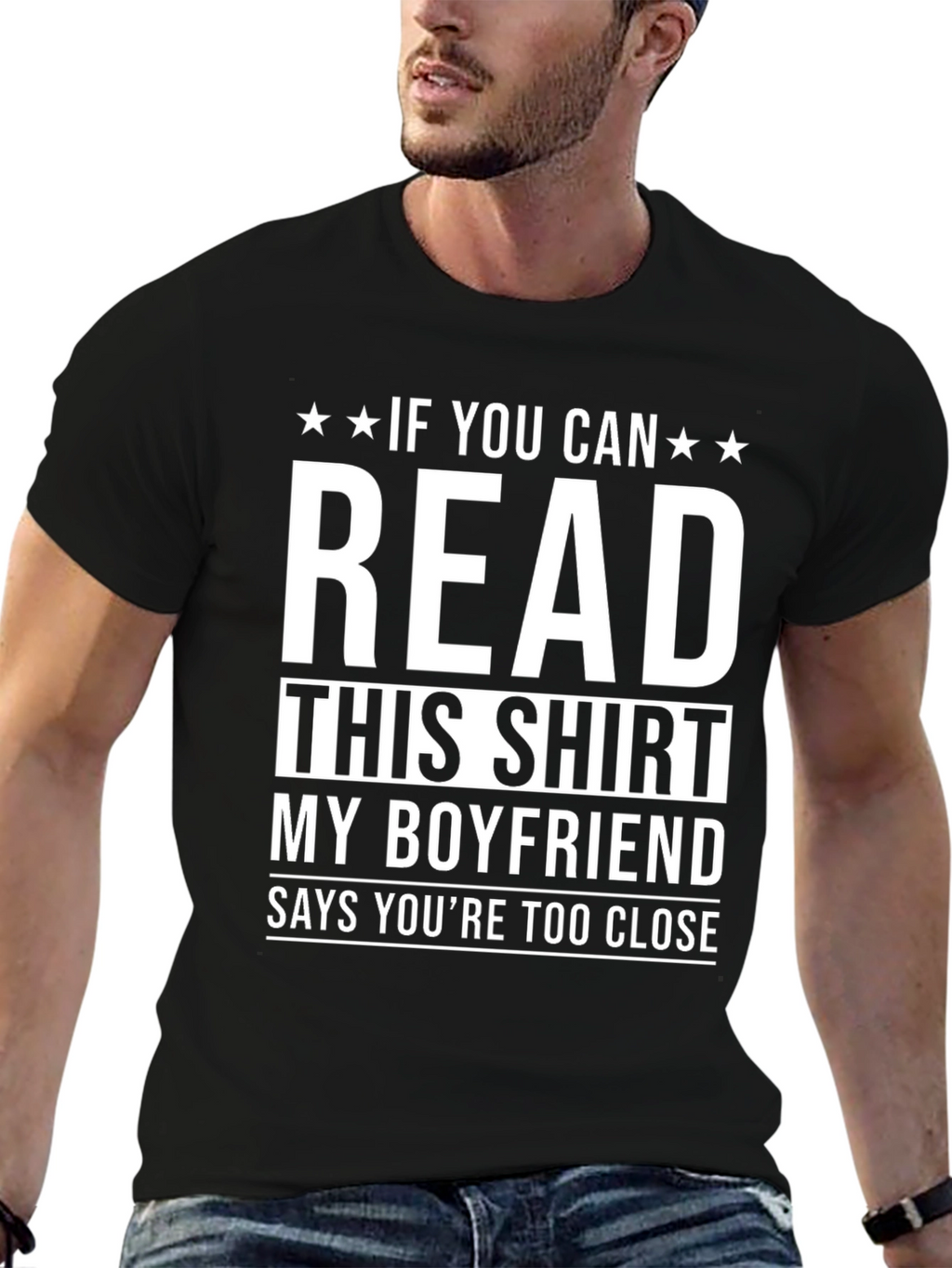 Funny Boyfriend T-Shirt: Read This Shirt!