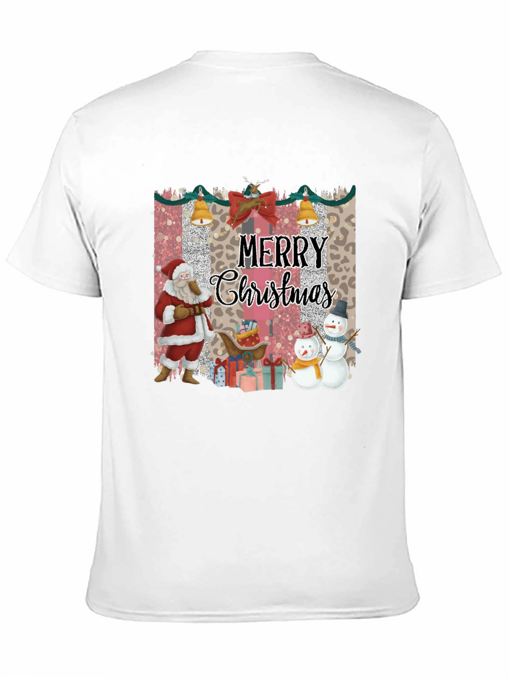 Merry Christmas Santa Snowman T-Shirt