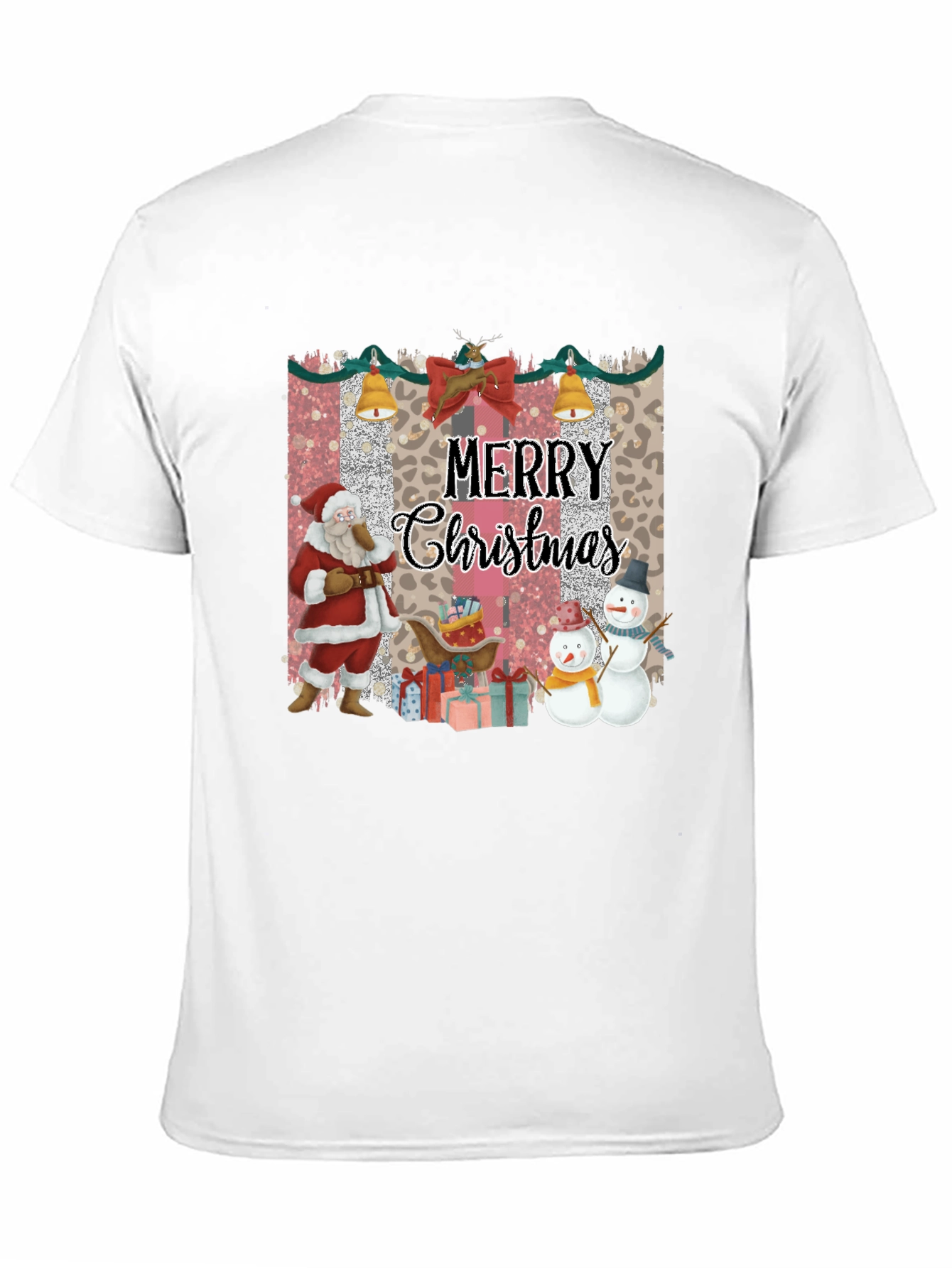 Merry Christmas Santa Snowman T-Shirt