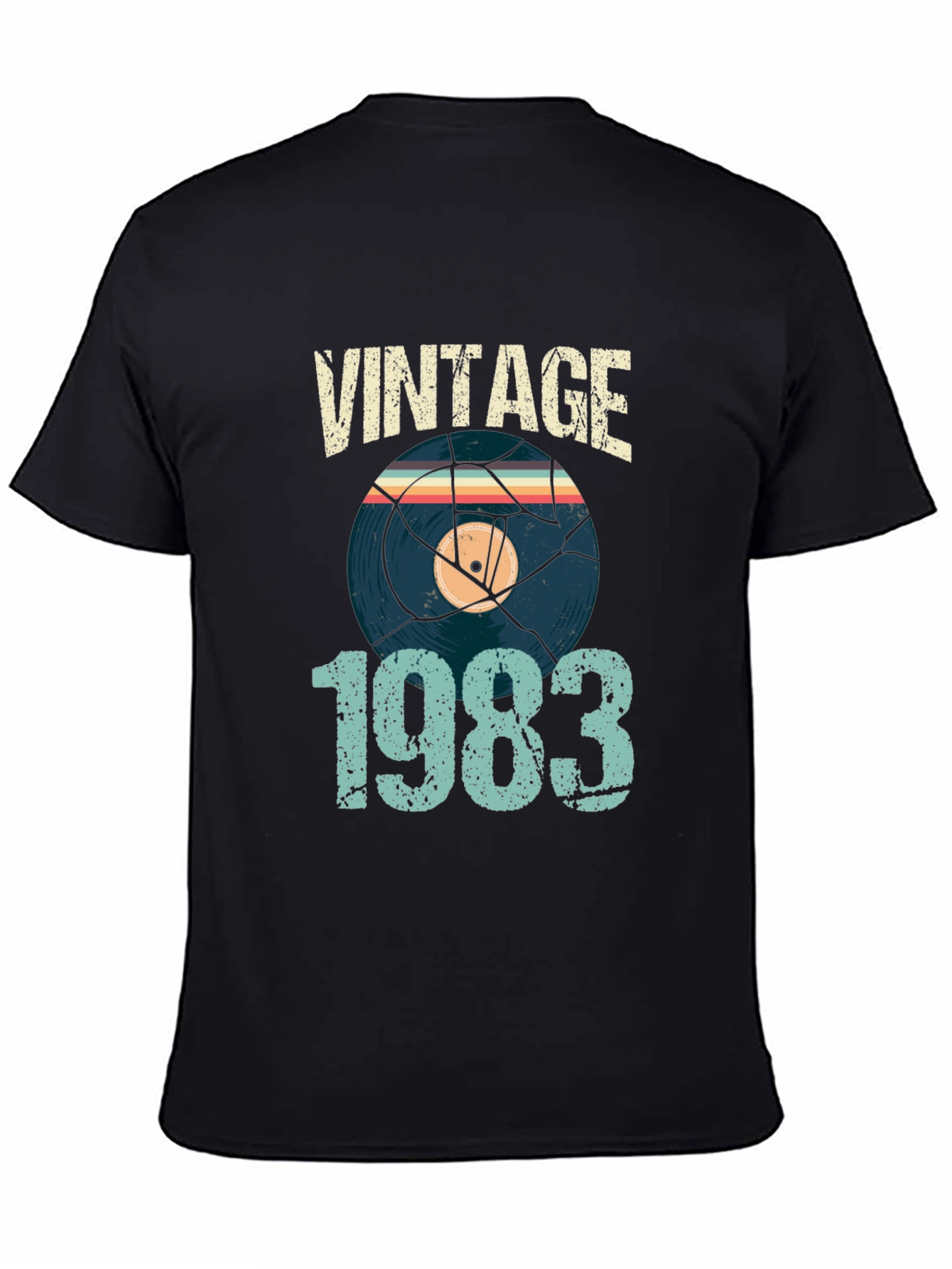Vintage 1983 Record Graphic T-Shirt