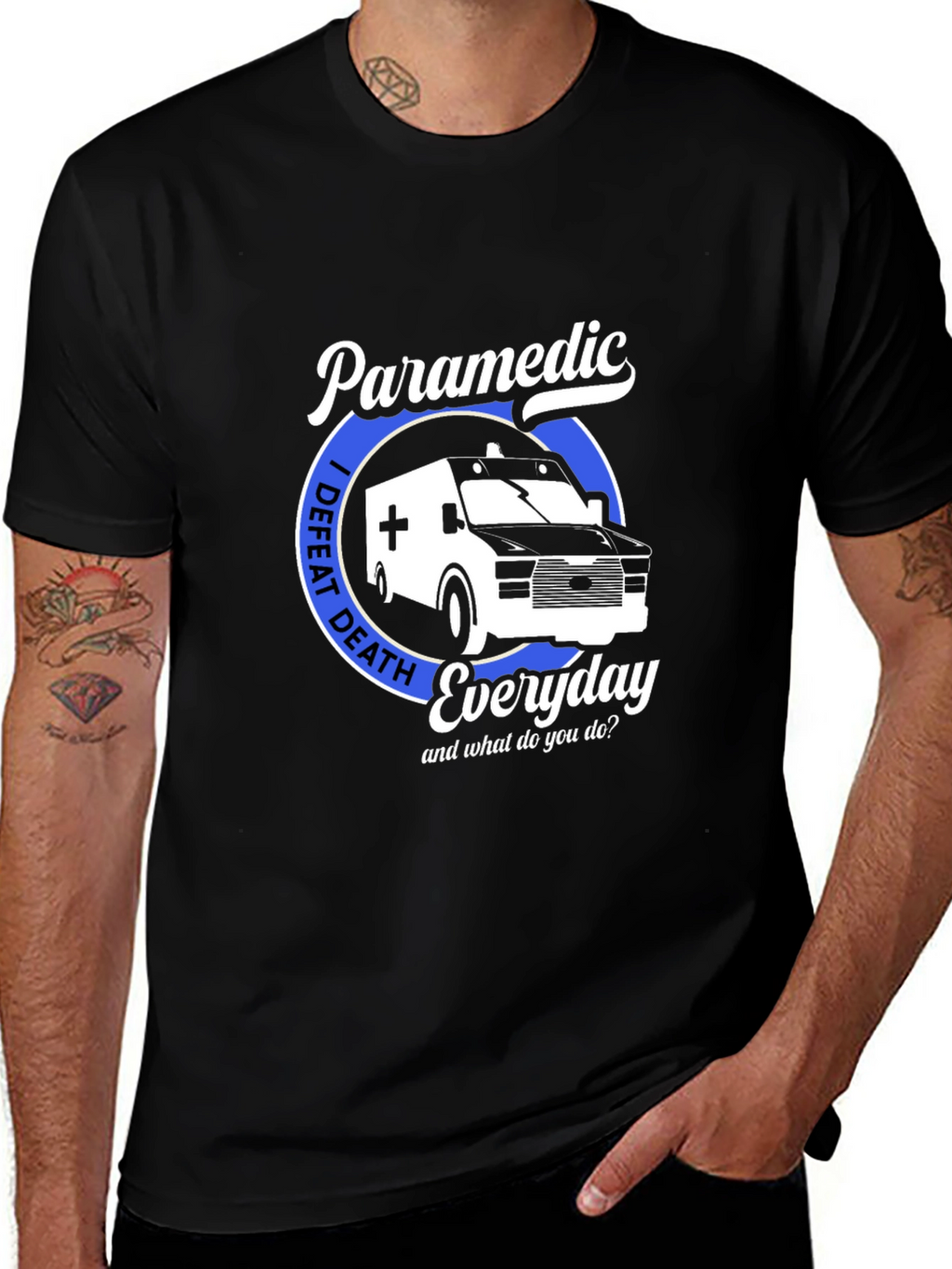Paramedic I Defeat Death Everyday T-Shirt