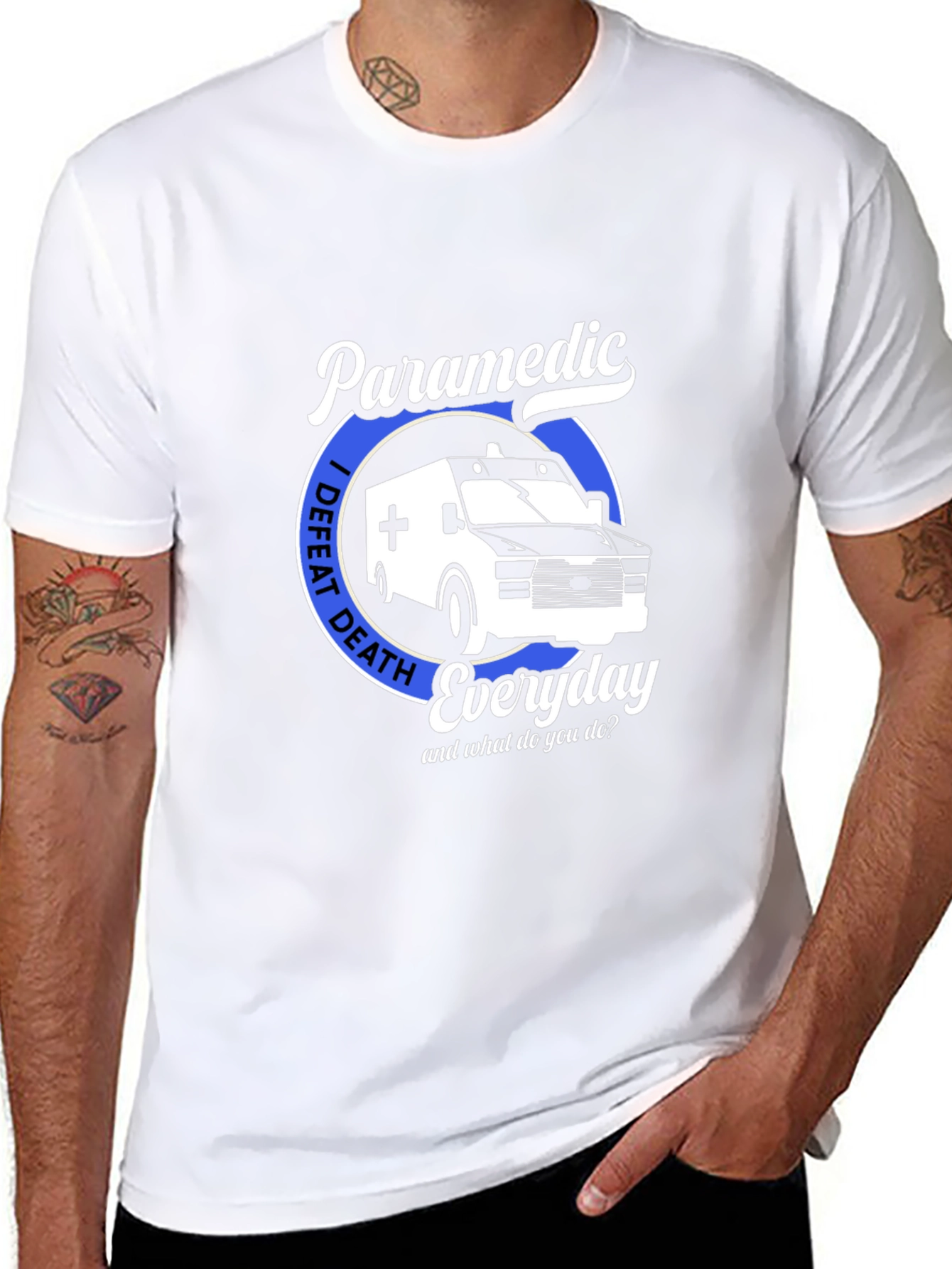 Paramedic I Defeat Death Everyday T-Shirt