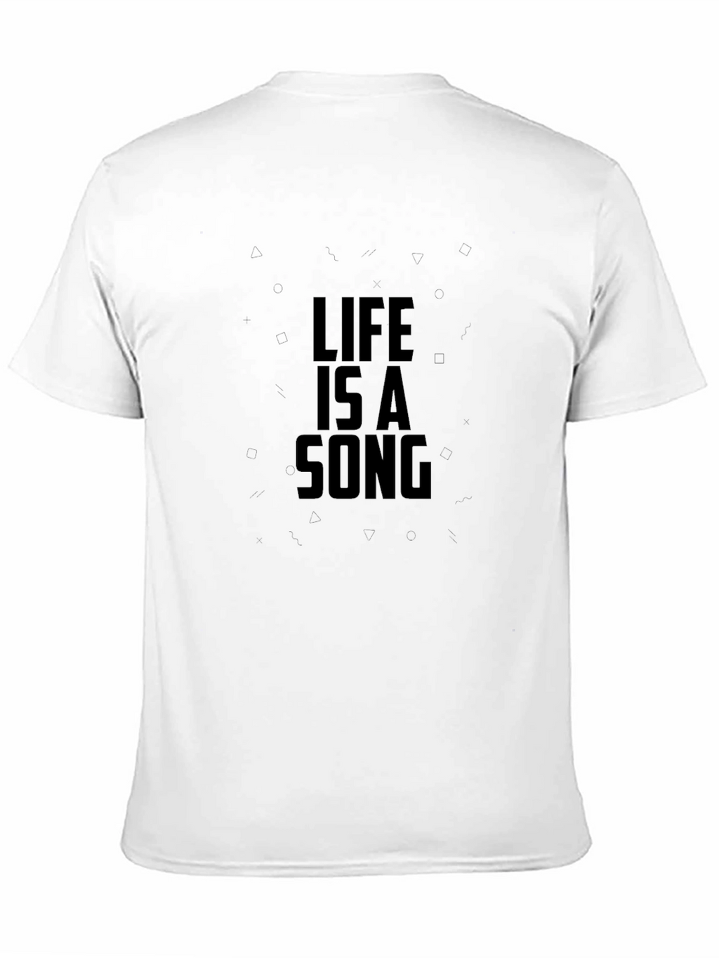 Life is a Song Black Graphic Tee