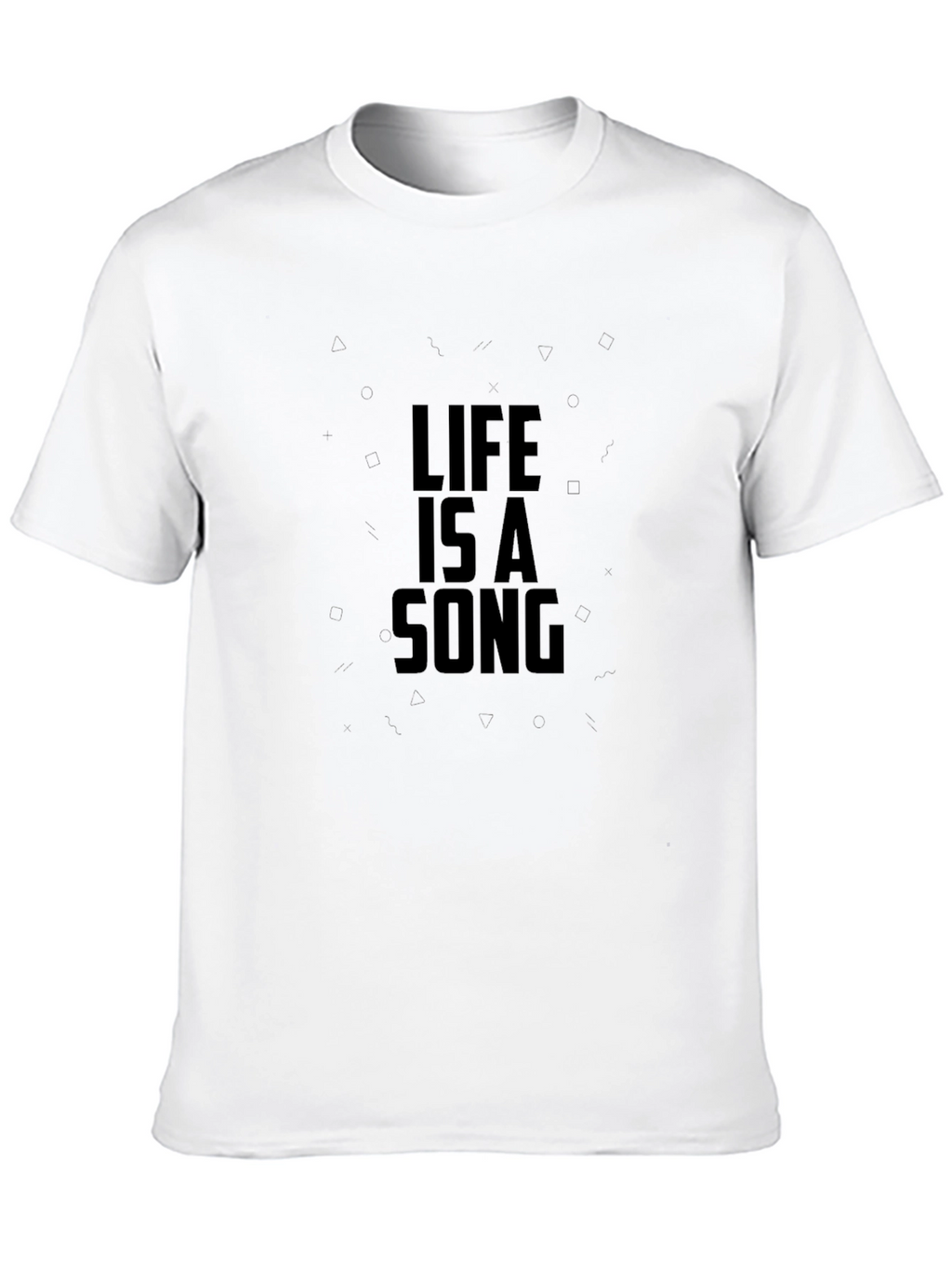 Life is a Song Black Graphic Tee