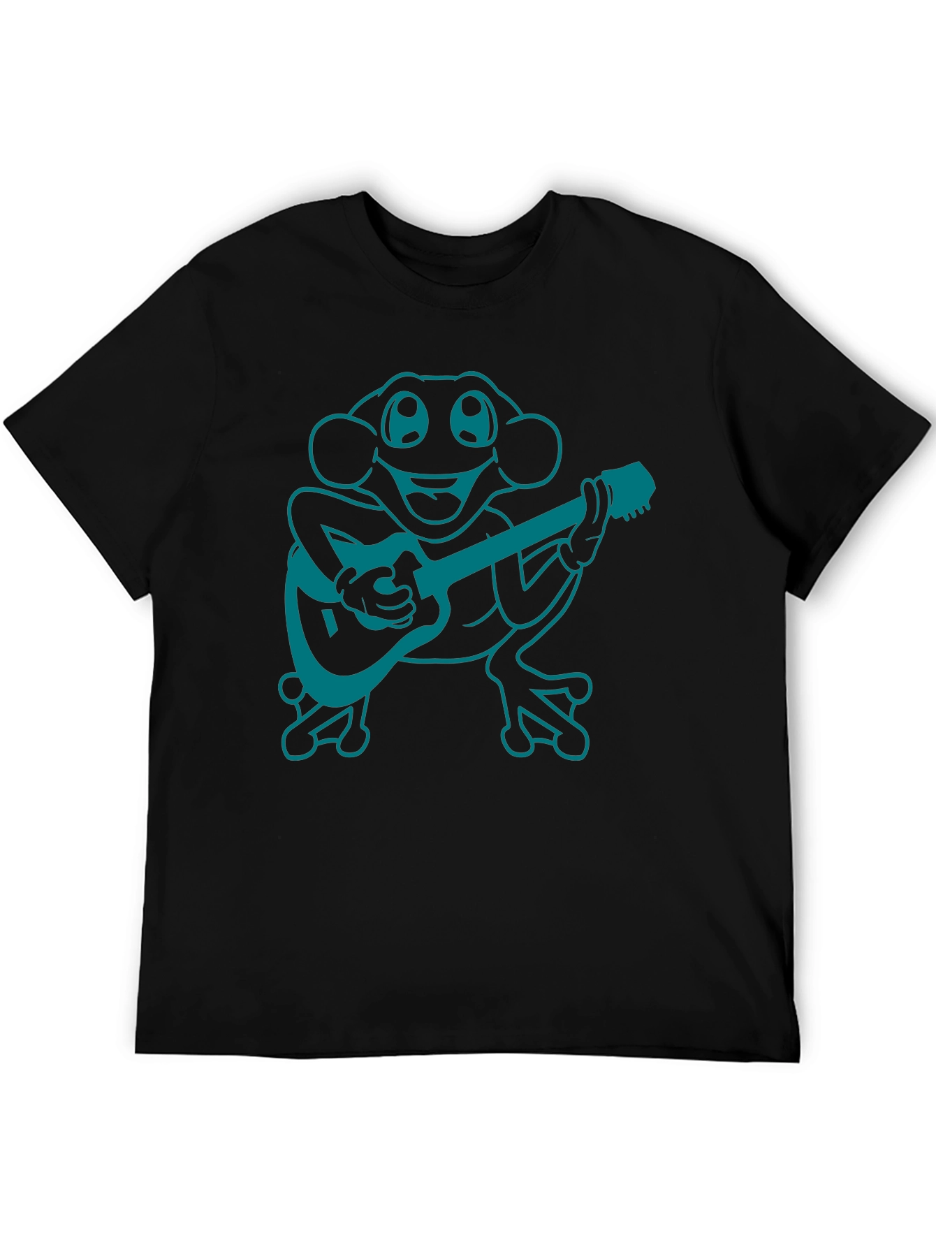 Frog Playing Guitar Graphic T-Shirt