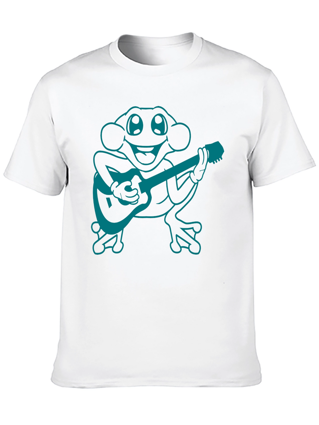 Frog Playing Guitar Graphic T-Shirt