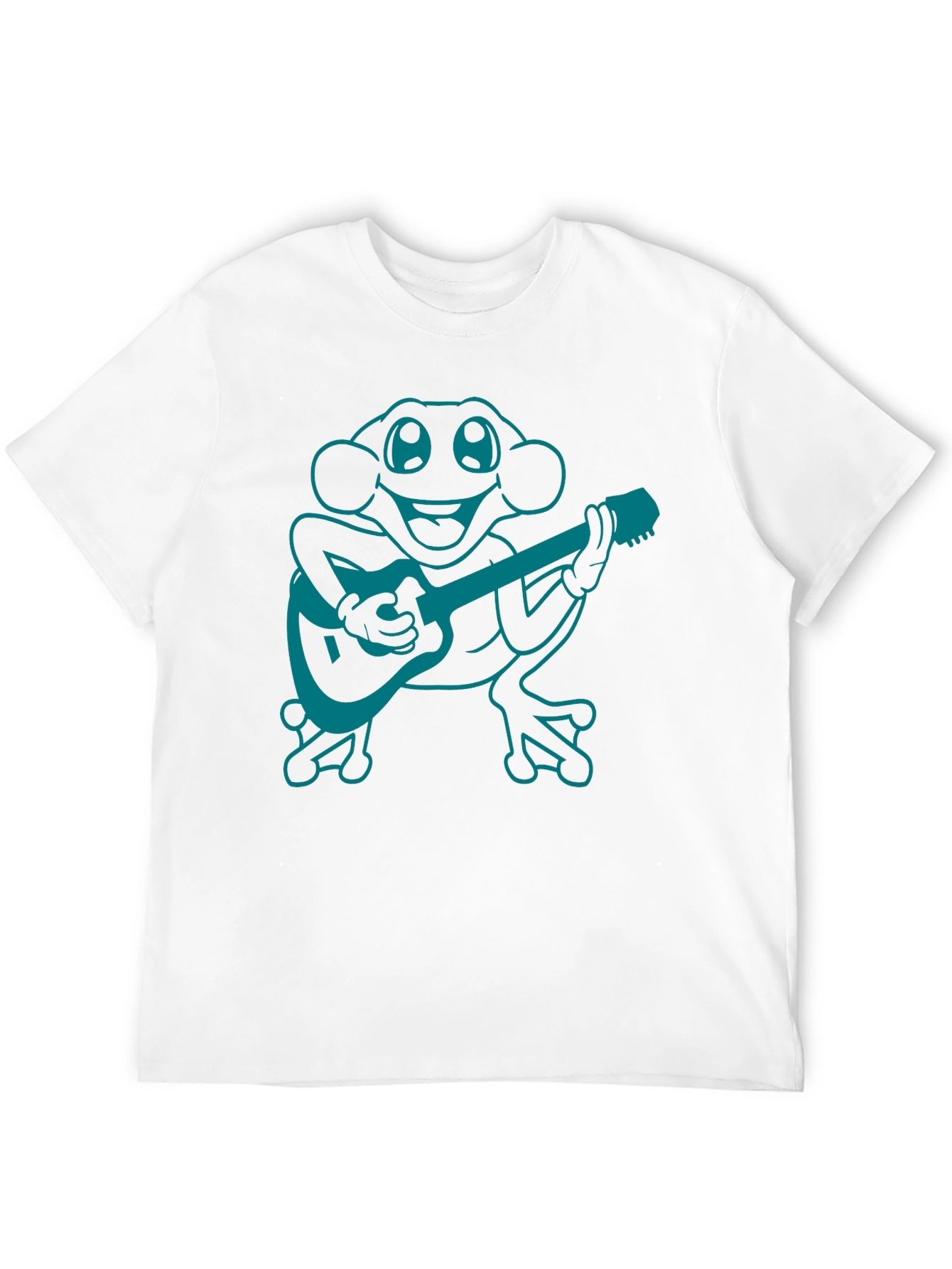 Frog Playing Guitar Graphic T-Shirt