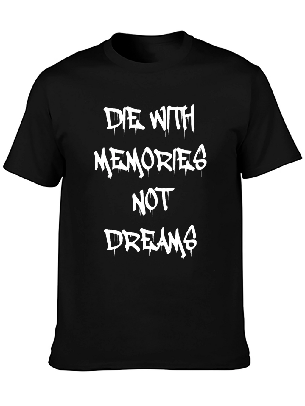 Die With Memories Black Graphic T-Shirt