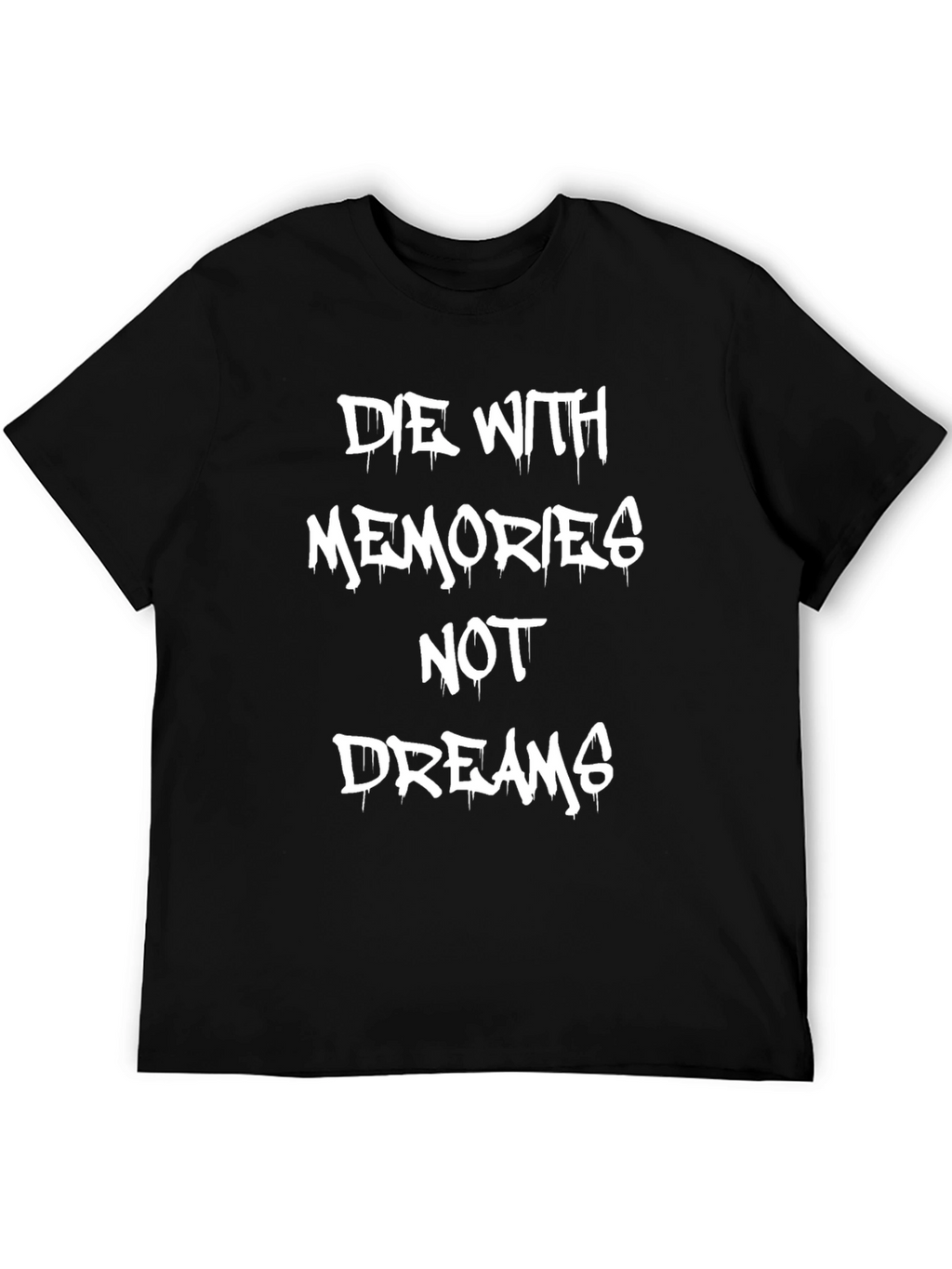 Die With Memories Black Graphic T-Shirt