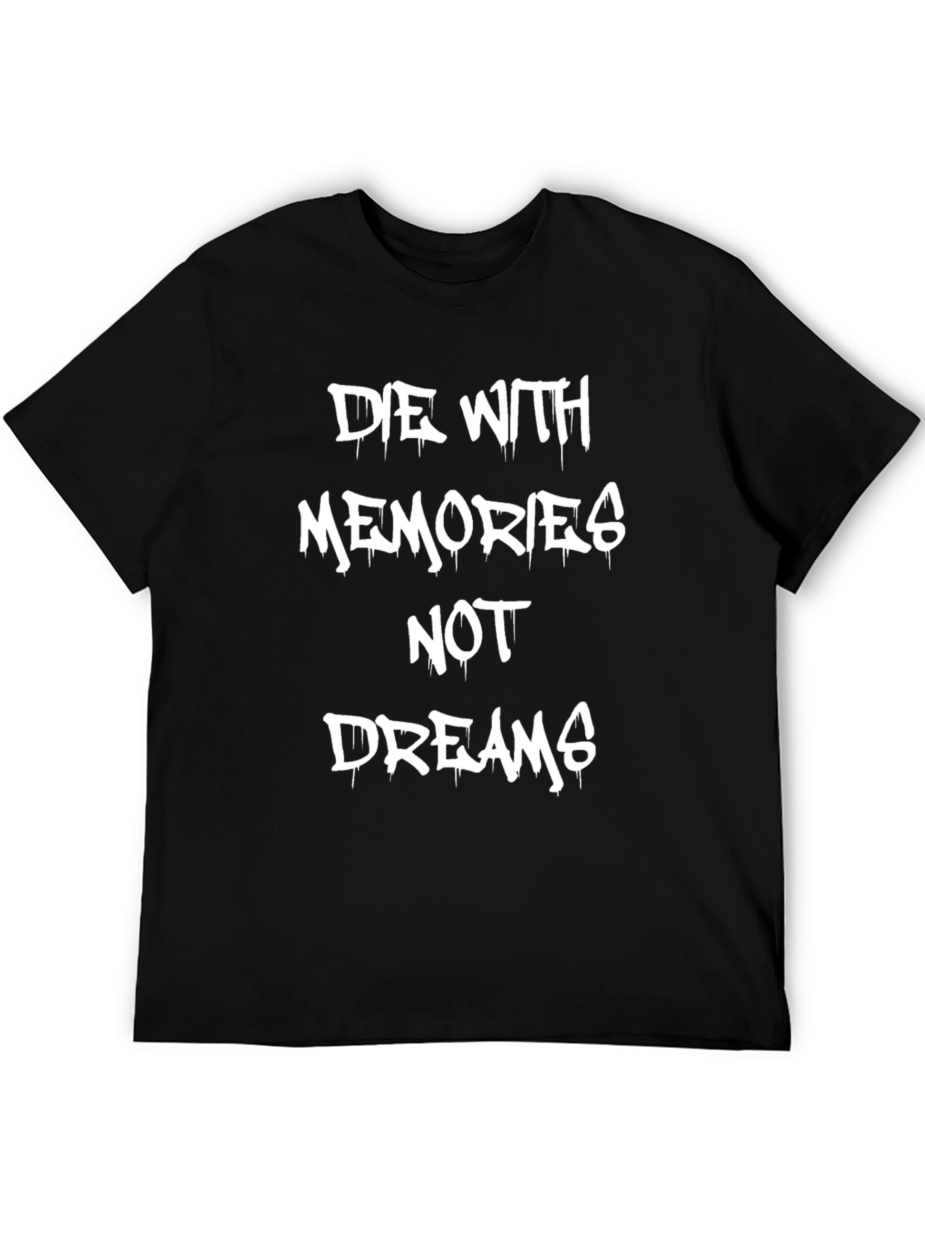 Die With Memories Black Graphic T-Shirt