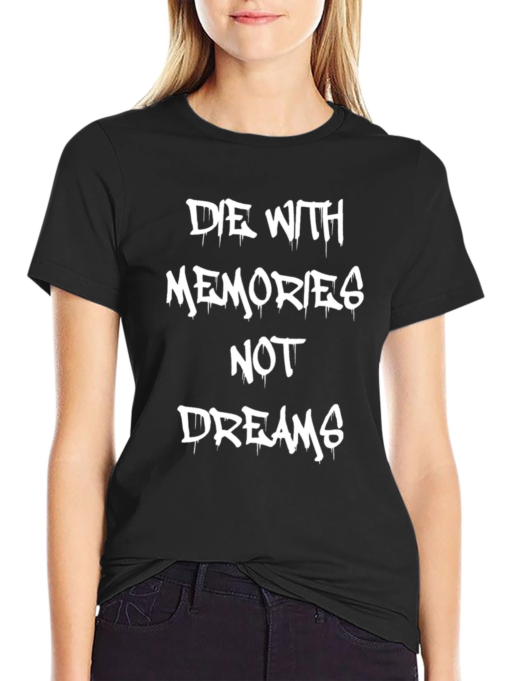 Die With Memories Black Graphic T-Shirt