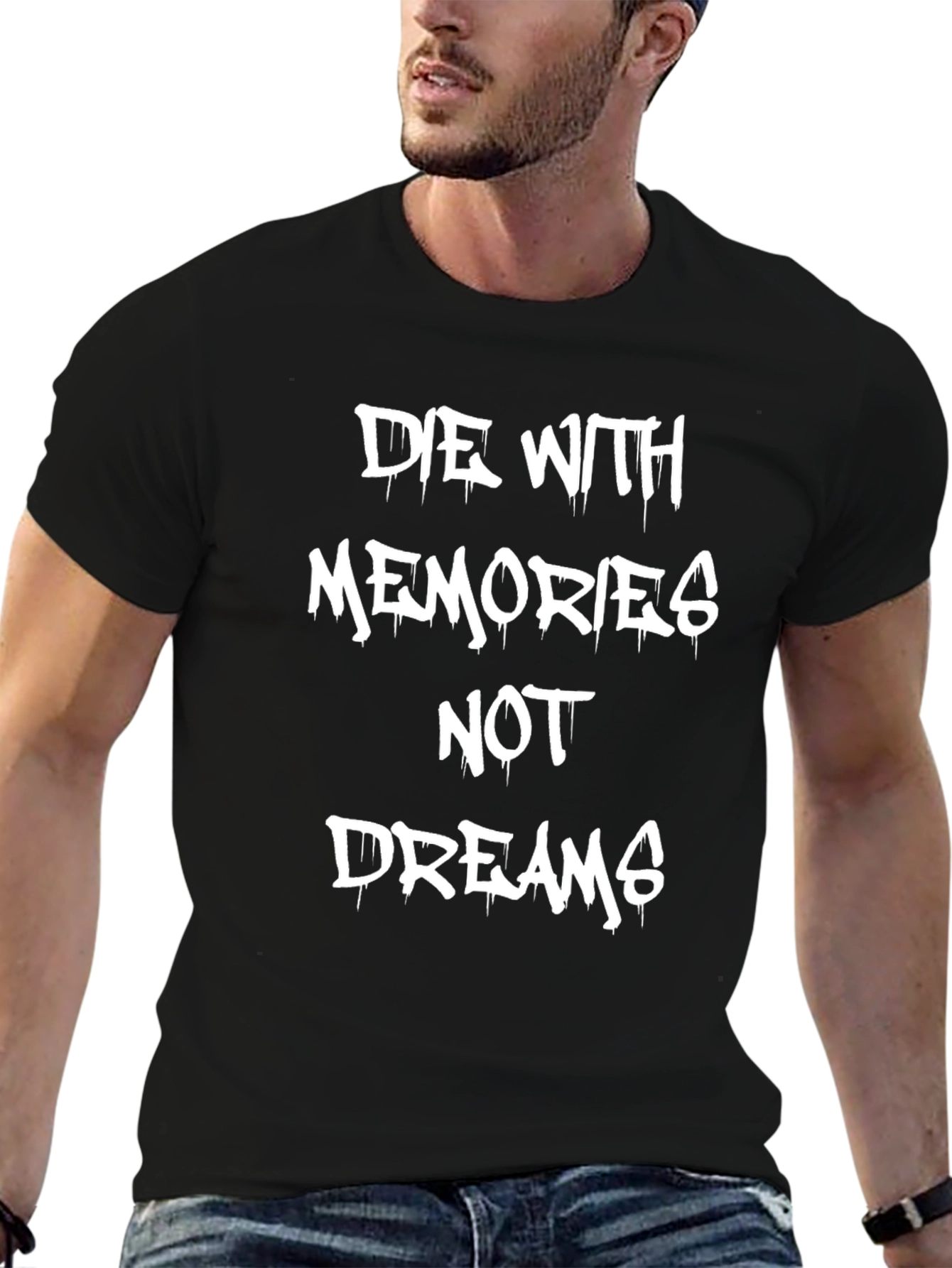 Die With Memories Black Graphic T-Shirt