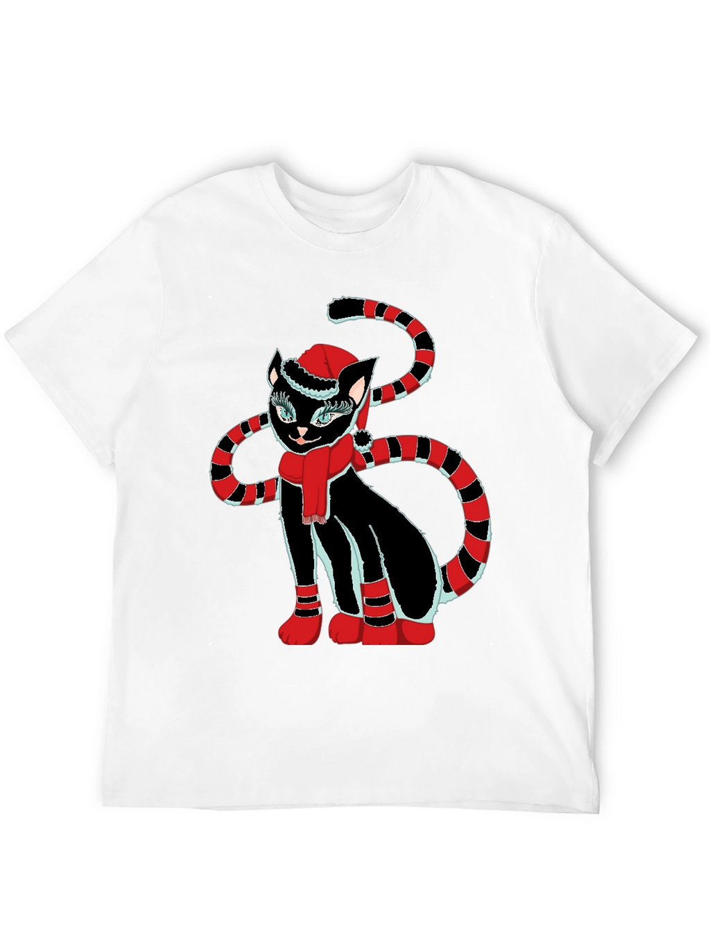 Festive Cat T-Shirt