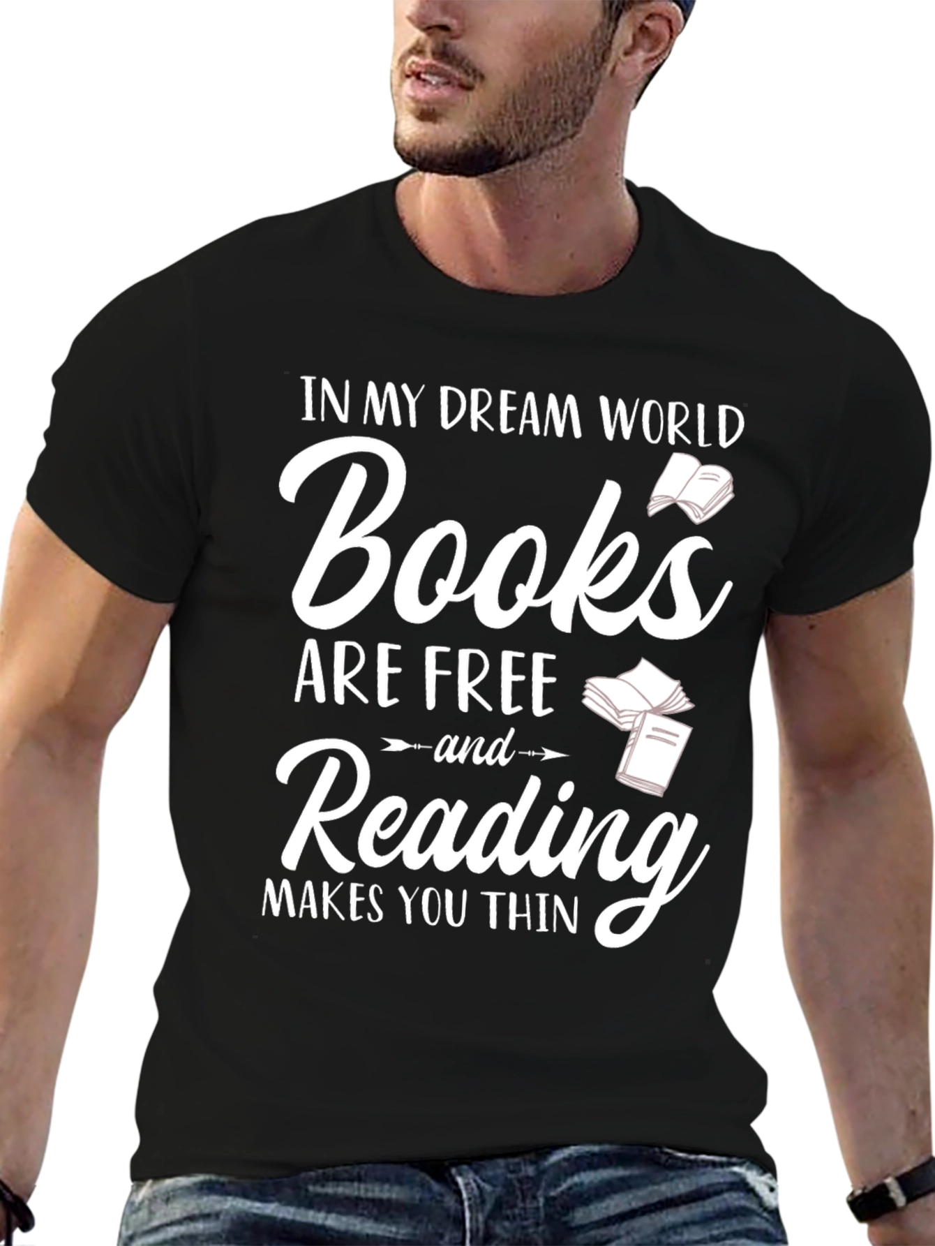 Books Are Free Reading Makes You Thin T-Shirt