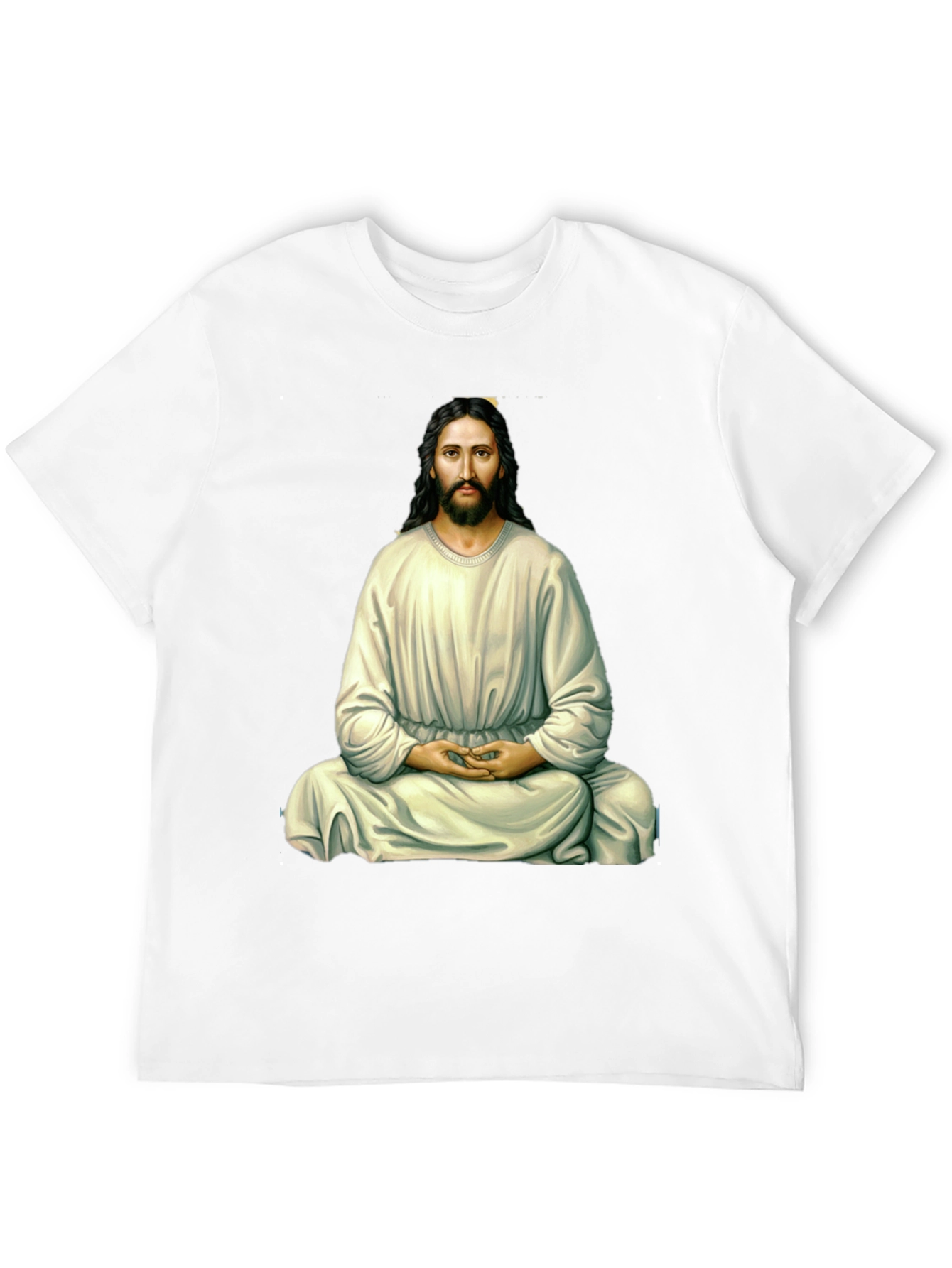 Zen Jesus Graphic T-Shirt - Meditating Messiah Tee