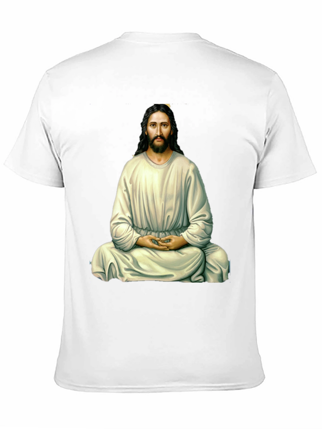 Zen Jesus Graphic T-Shirt - Meditating Messiah Tee