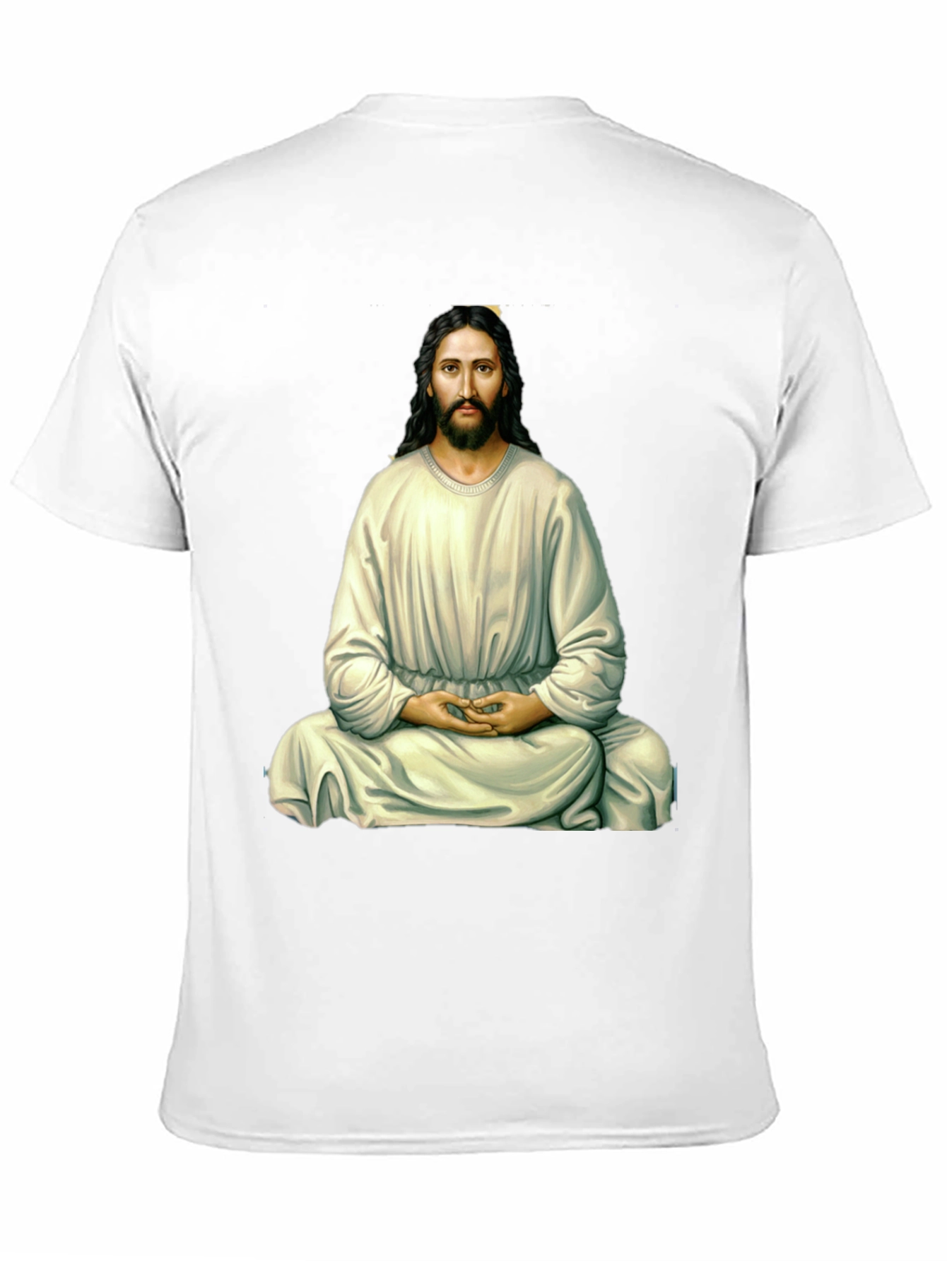 Zen Jesus Graphic T-Shirt - Meditating Messiah Tee